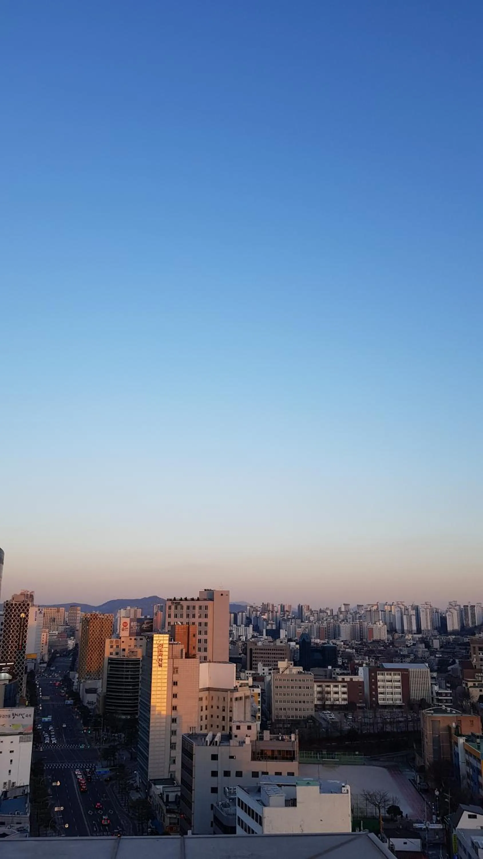 City view in Myeongdong Merlin Hotel