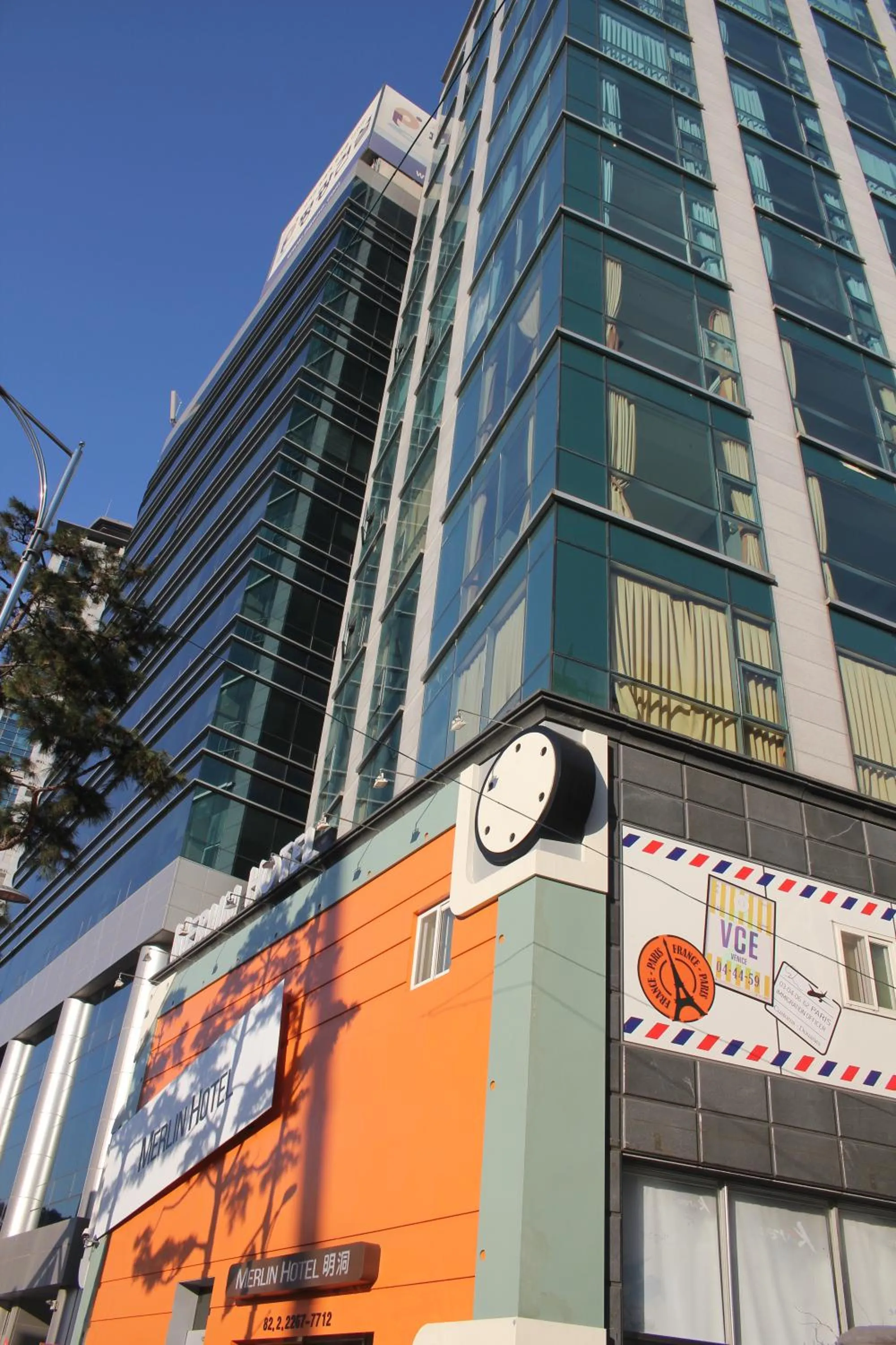 Property building in Myeongdong Merlin Hotel
