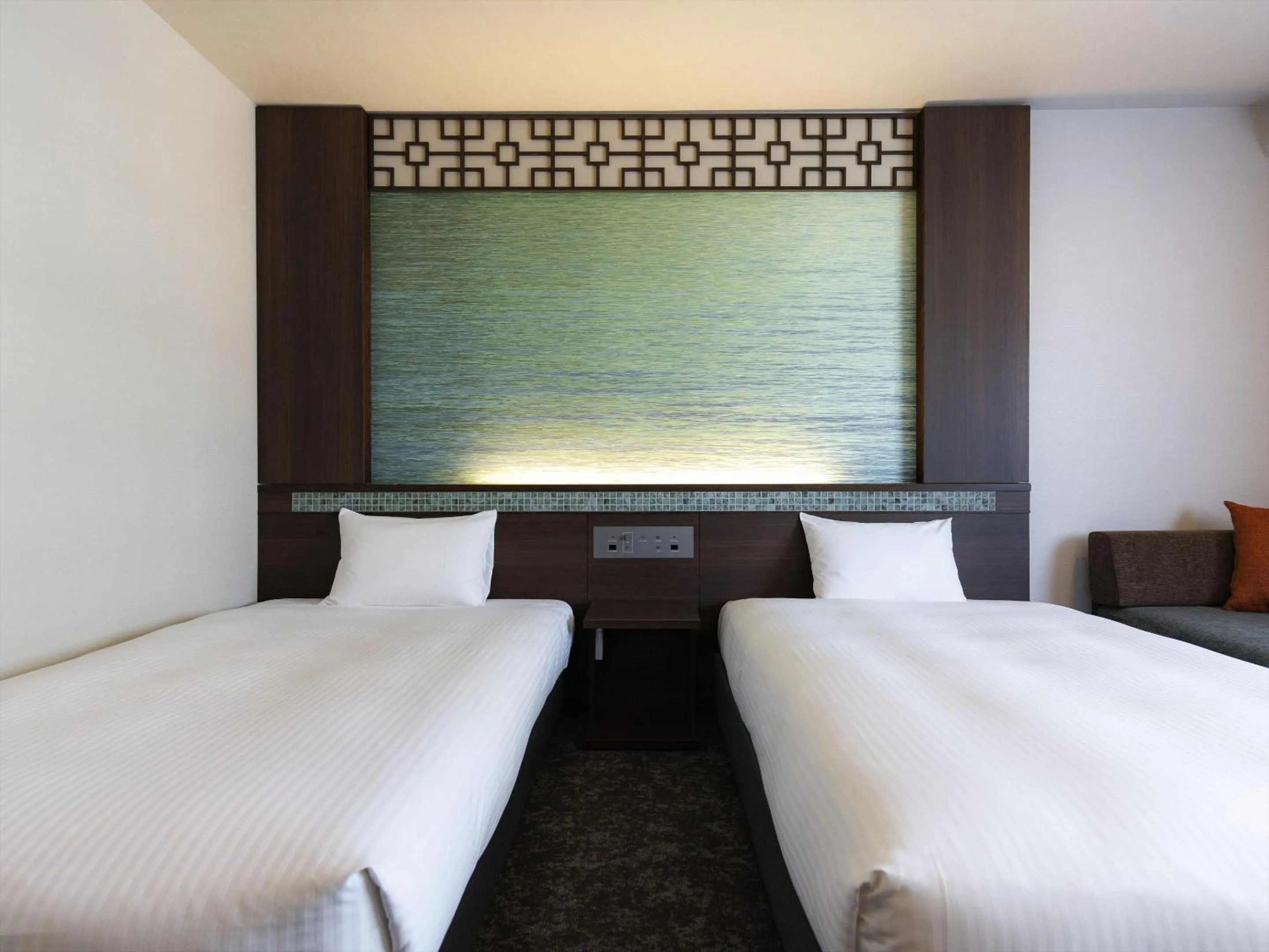 Photo of the whole room, Bed in JR Kyushu Hotel Nagasaki