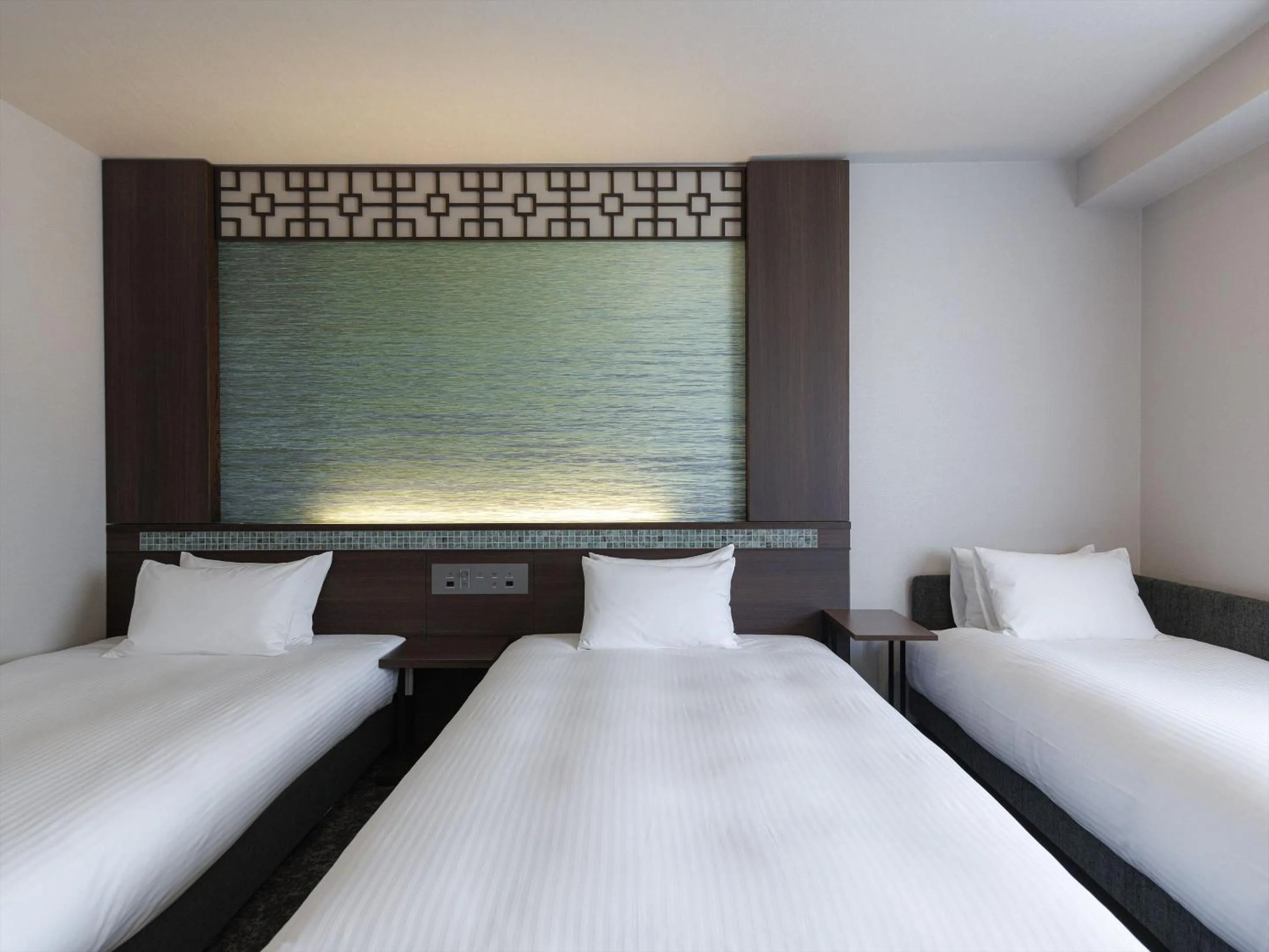 Photo of the whole room, Bed in JR Kyushu Hotel Nagasaki