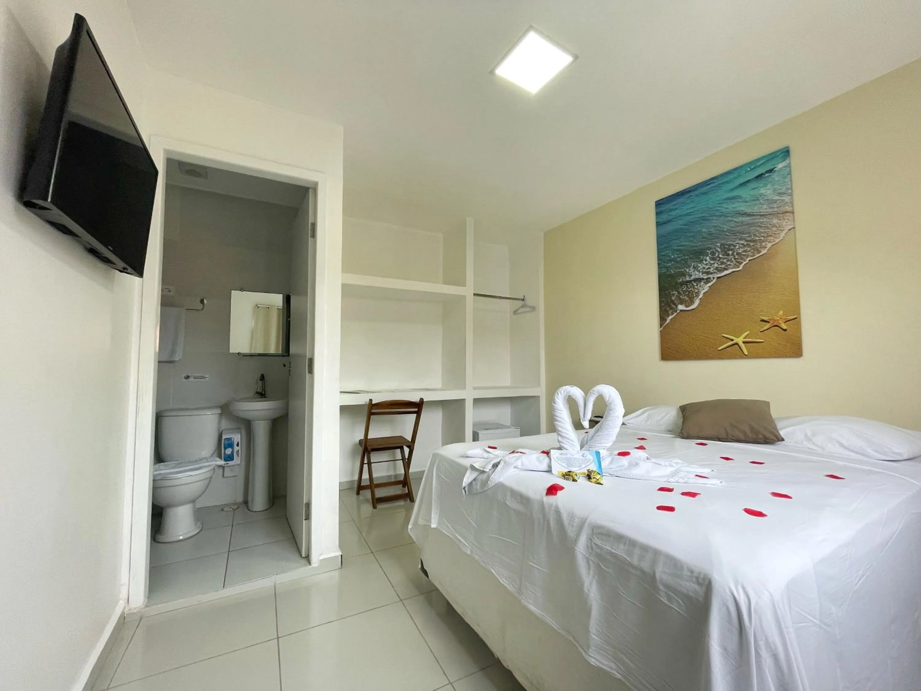 Bed in Pousada Sereia do Porto