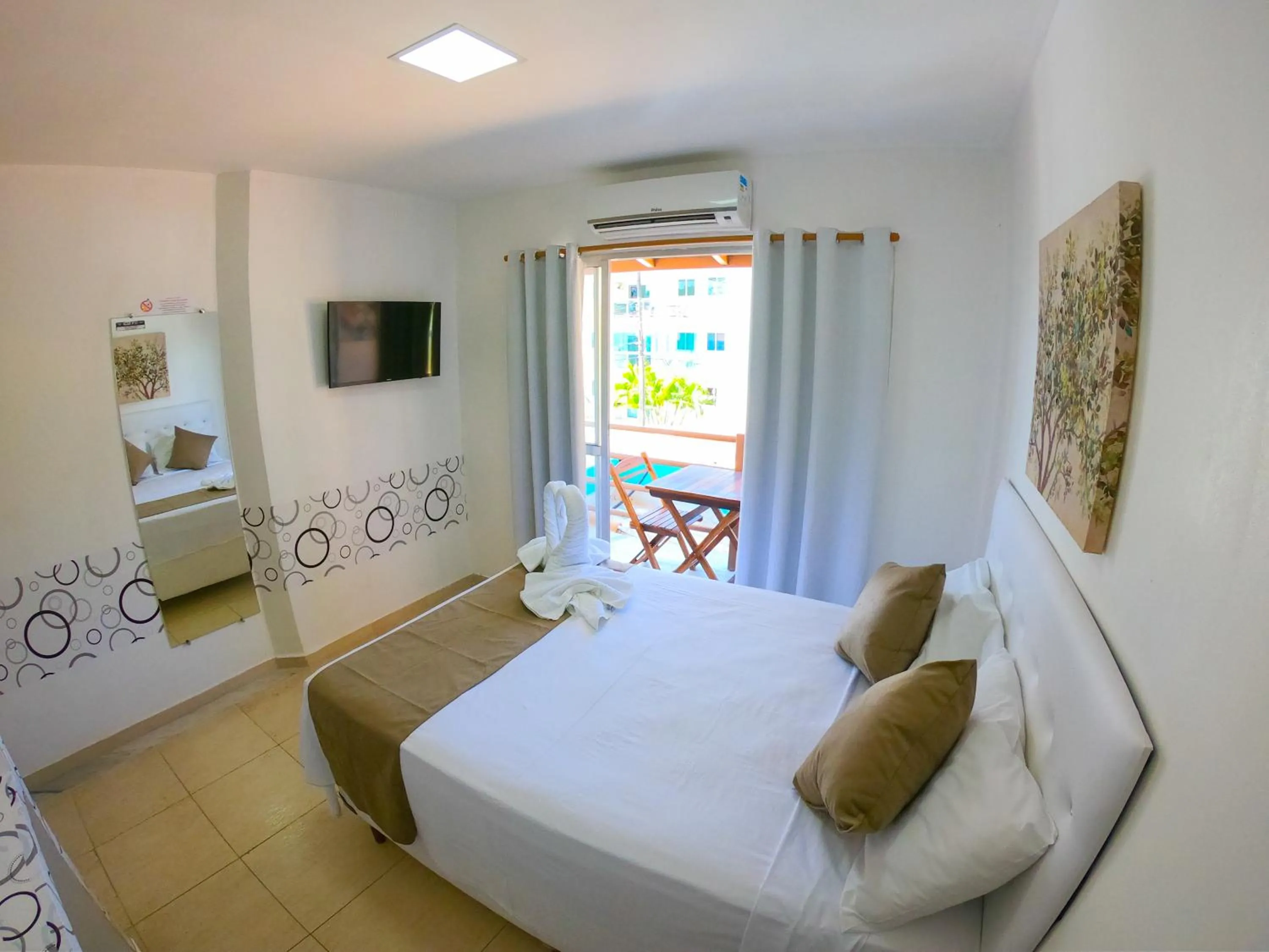 Bed in Pousada Sereia do Porto