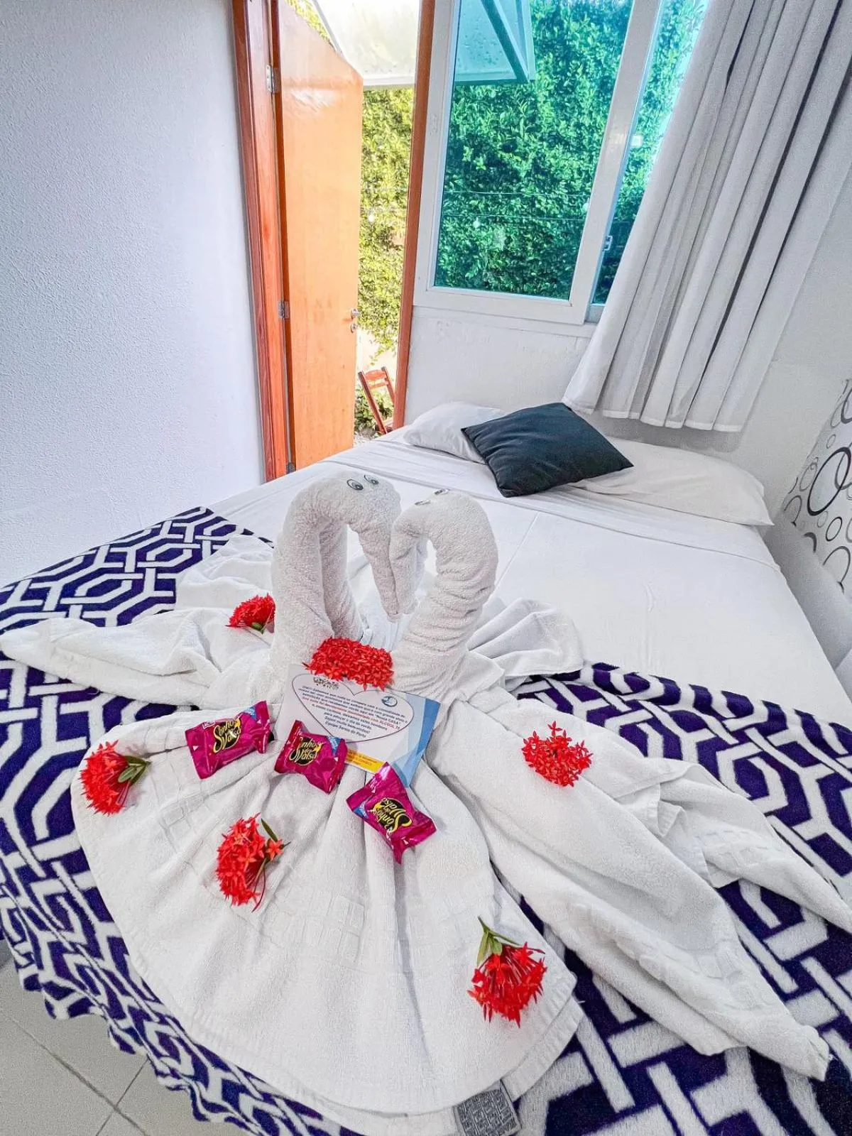 Bed in Pousada Sereia do Porto