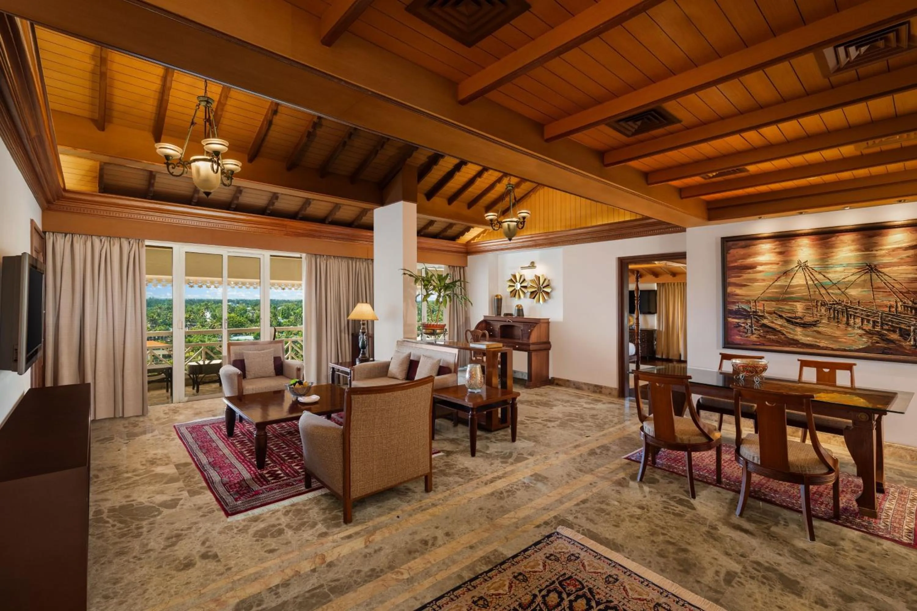 Living room in Le Meridien Kochi