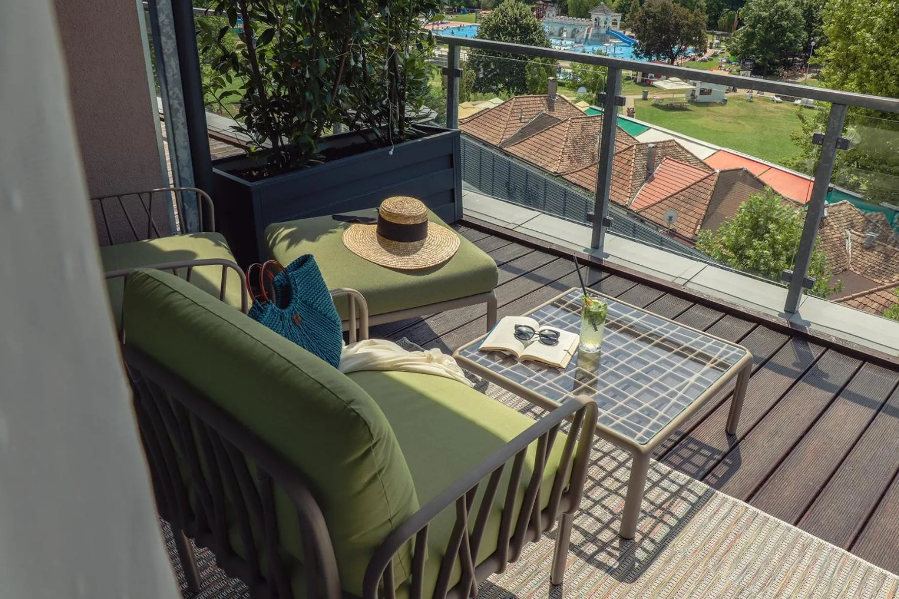 Garden in Imola Hotel Platán - Adults Only