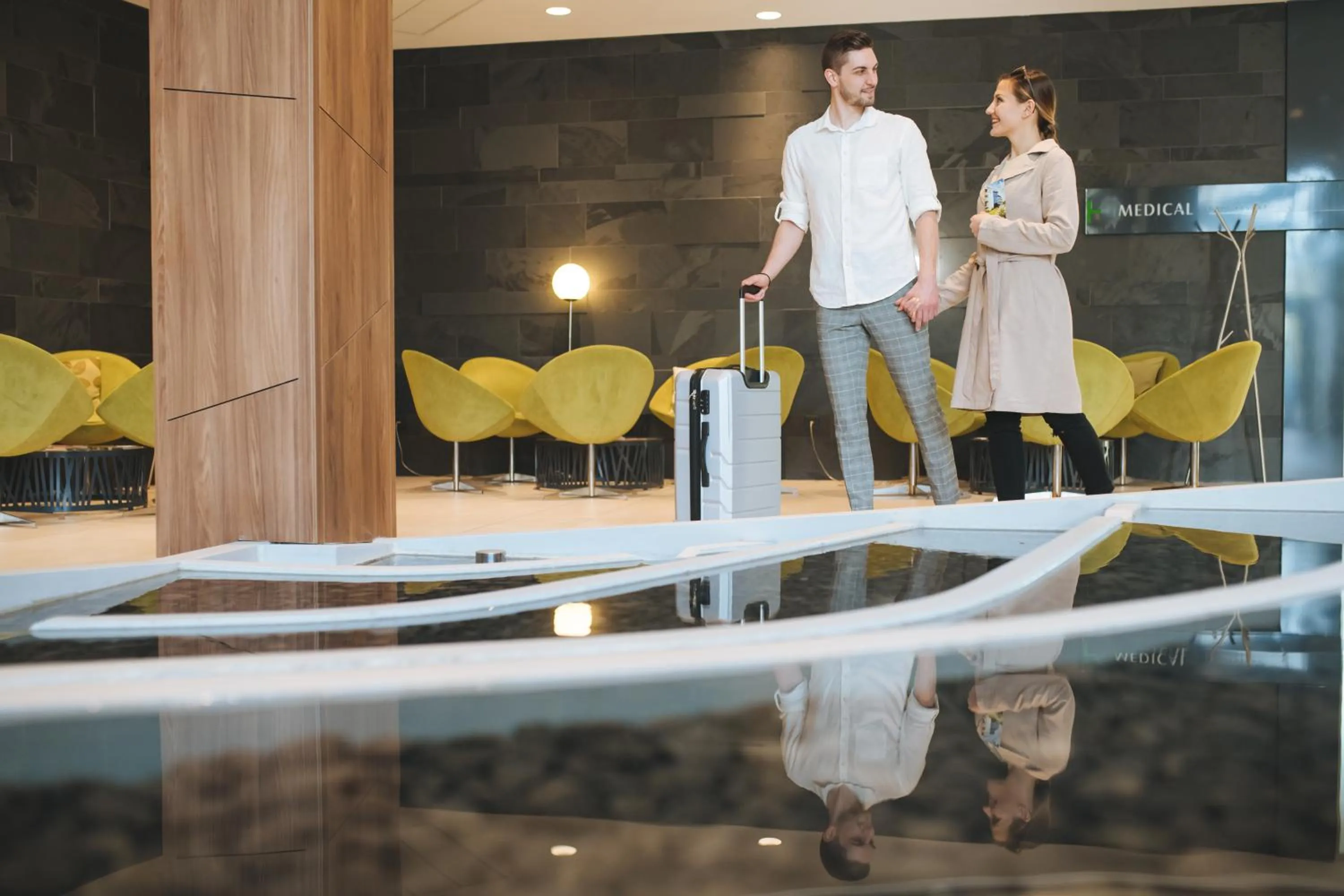 Lobby or reception in Imola Hotel Platán - Adults Only