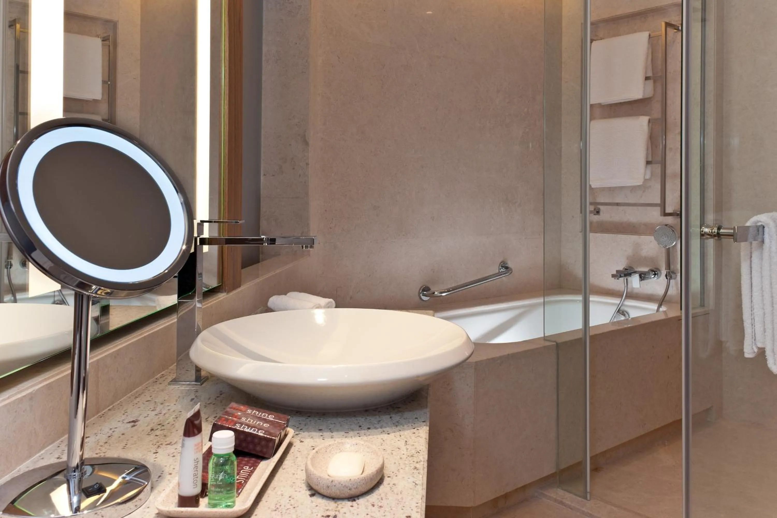 Bathroom in Sheraton Grand Bangalore Hotel at Brigade Gateway