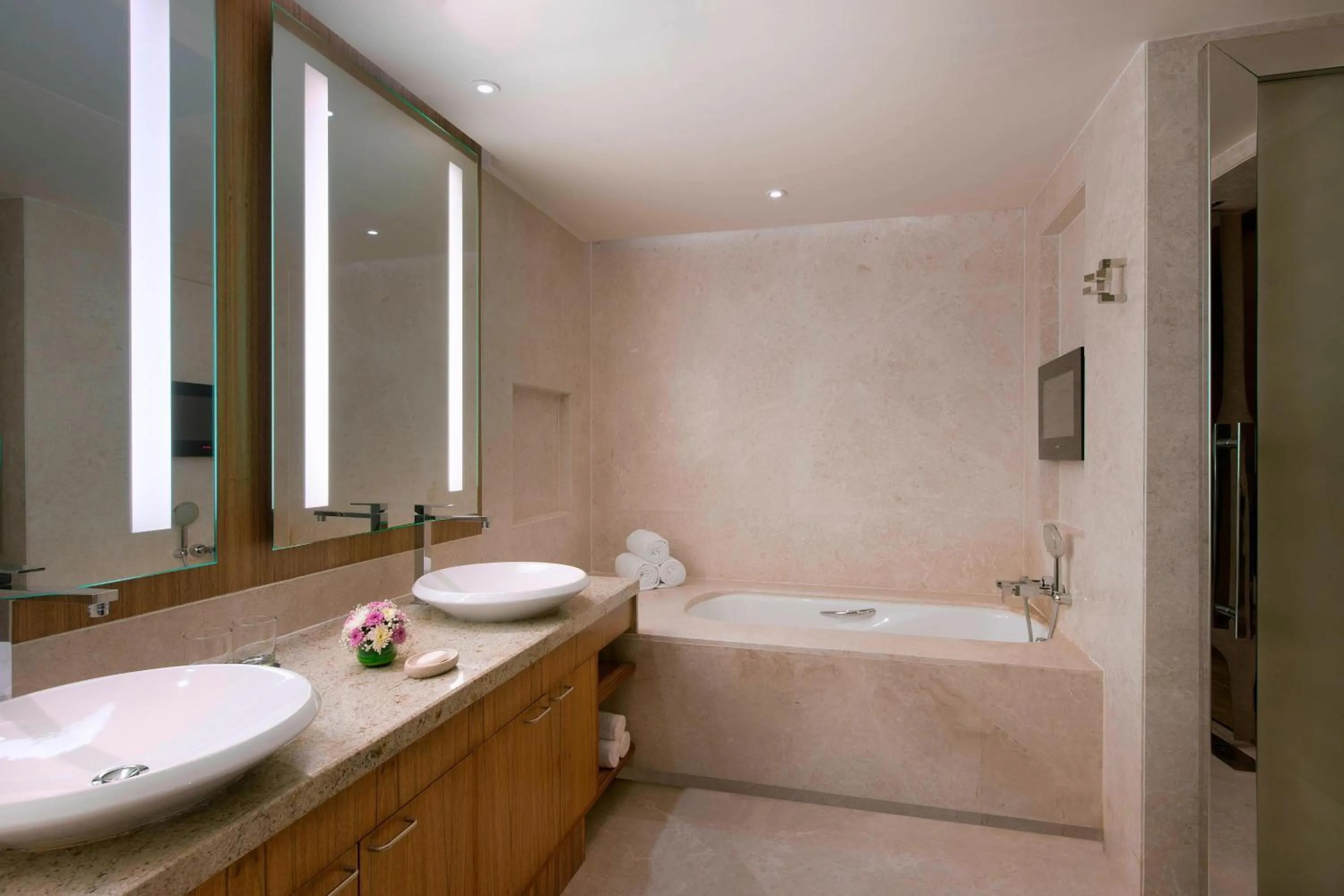 Bathroom in Sheraton Grand Bangalore Hotel at Brigade Gateway