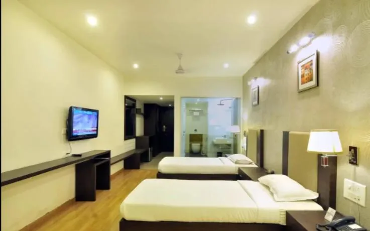 Photo of the whole room, Bed in Hotel Aditya