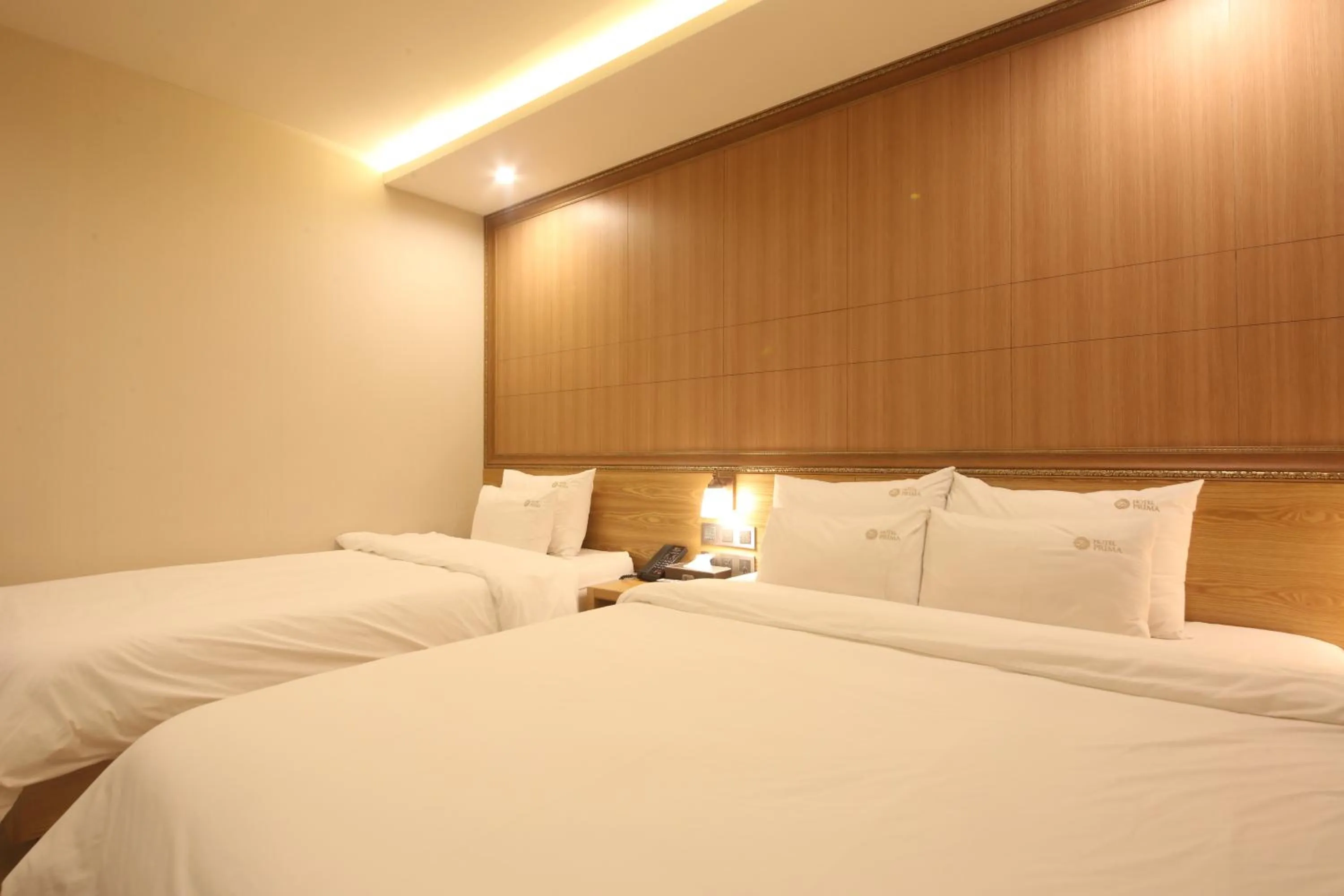 Bed in Hotel Prima Busan