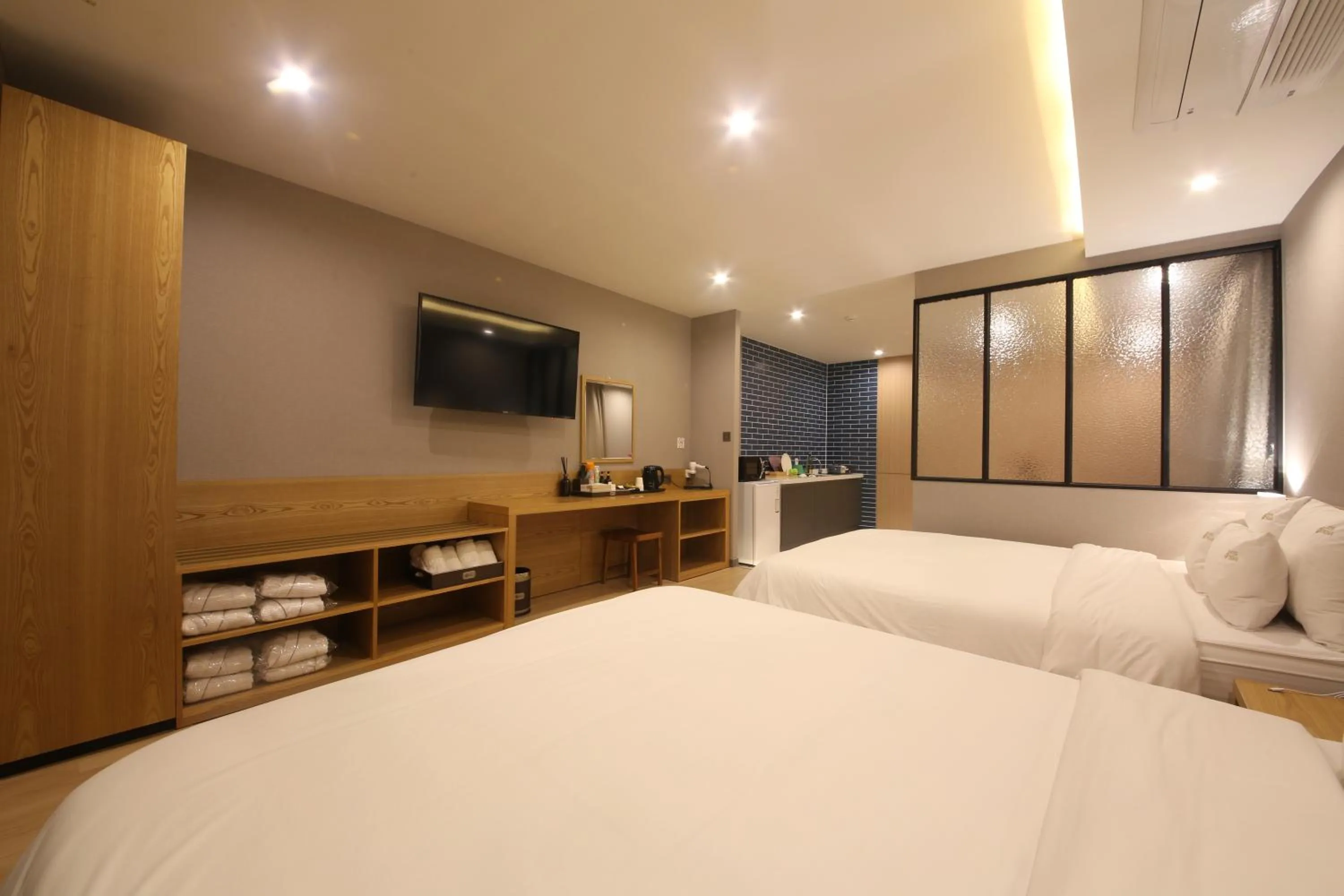 Bed in Hotel Prima Busan