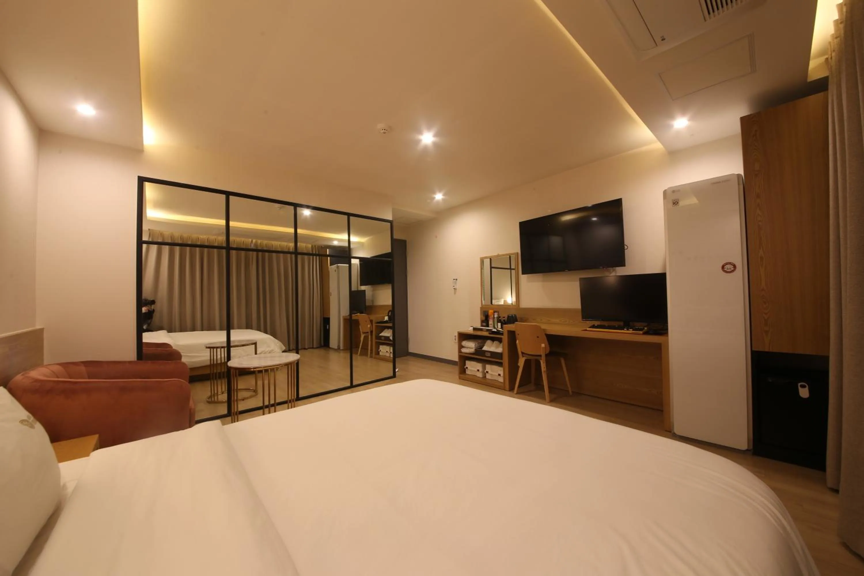 Bed in Hotel Prima Busan