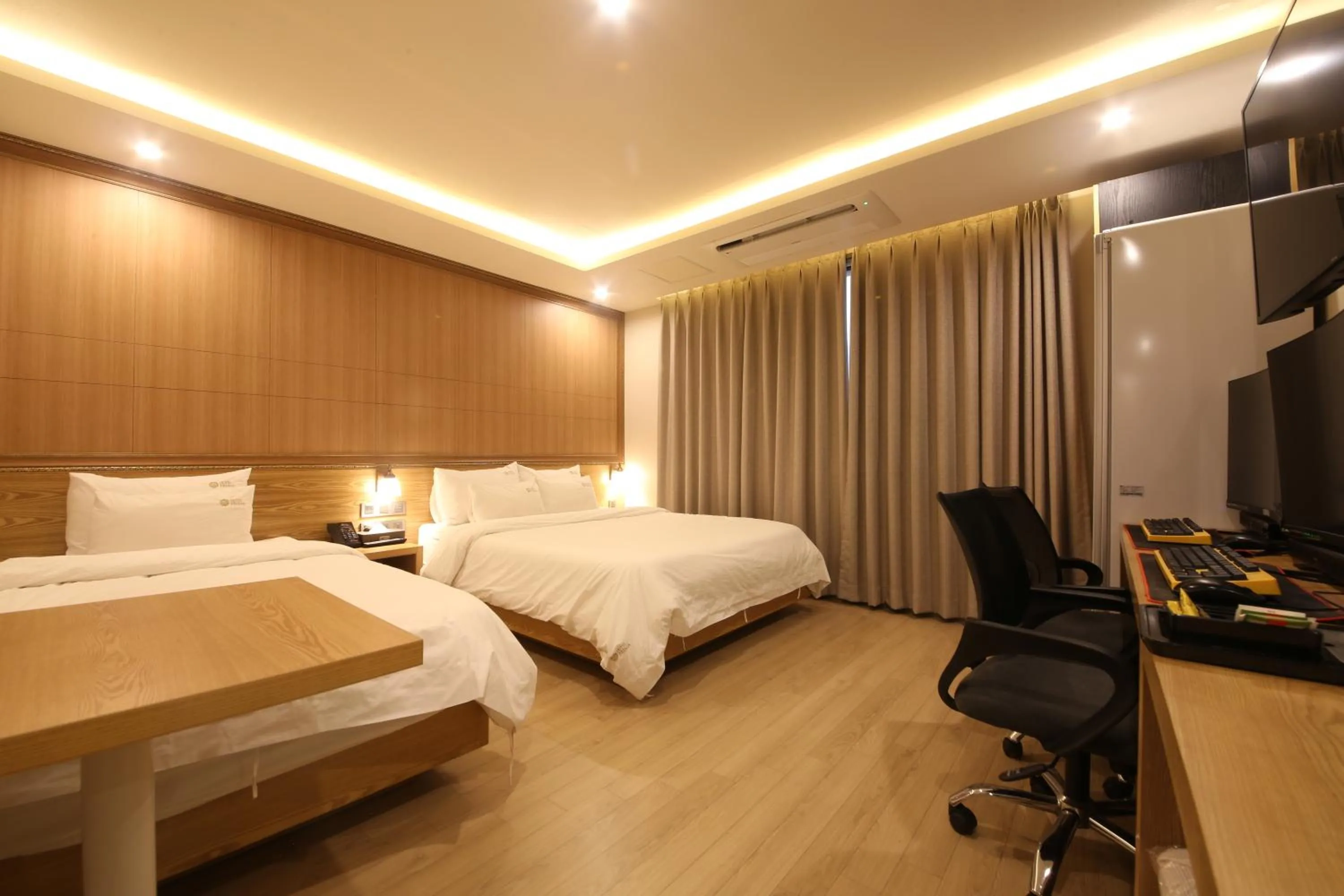 Bed in Hotel Prima Busan