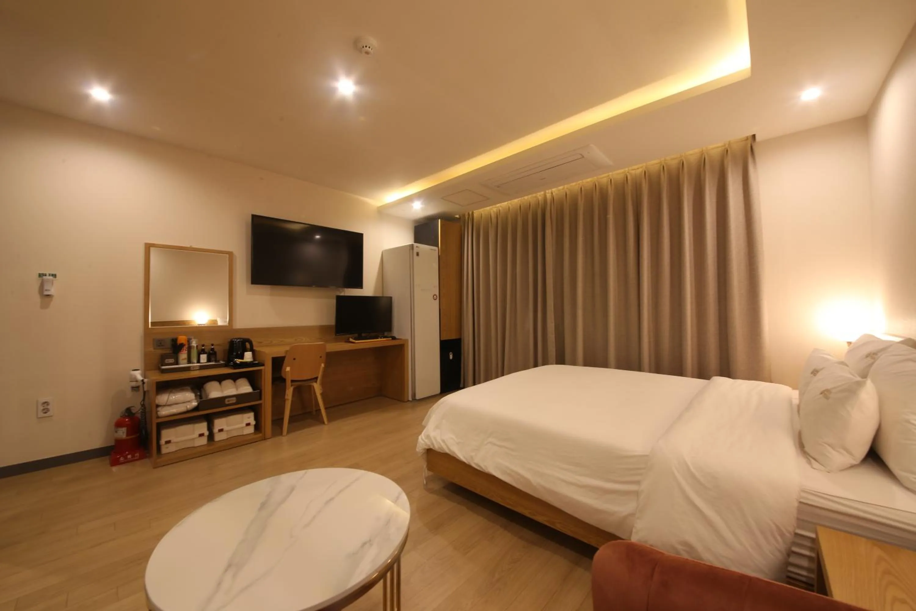 Bed in Hotel Prima Busan