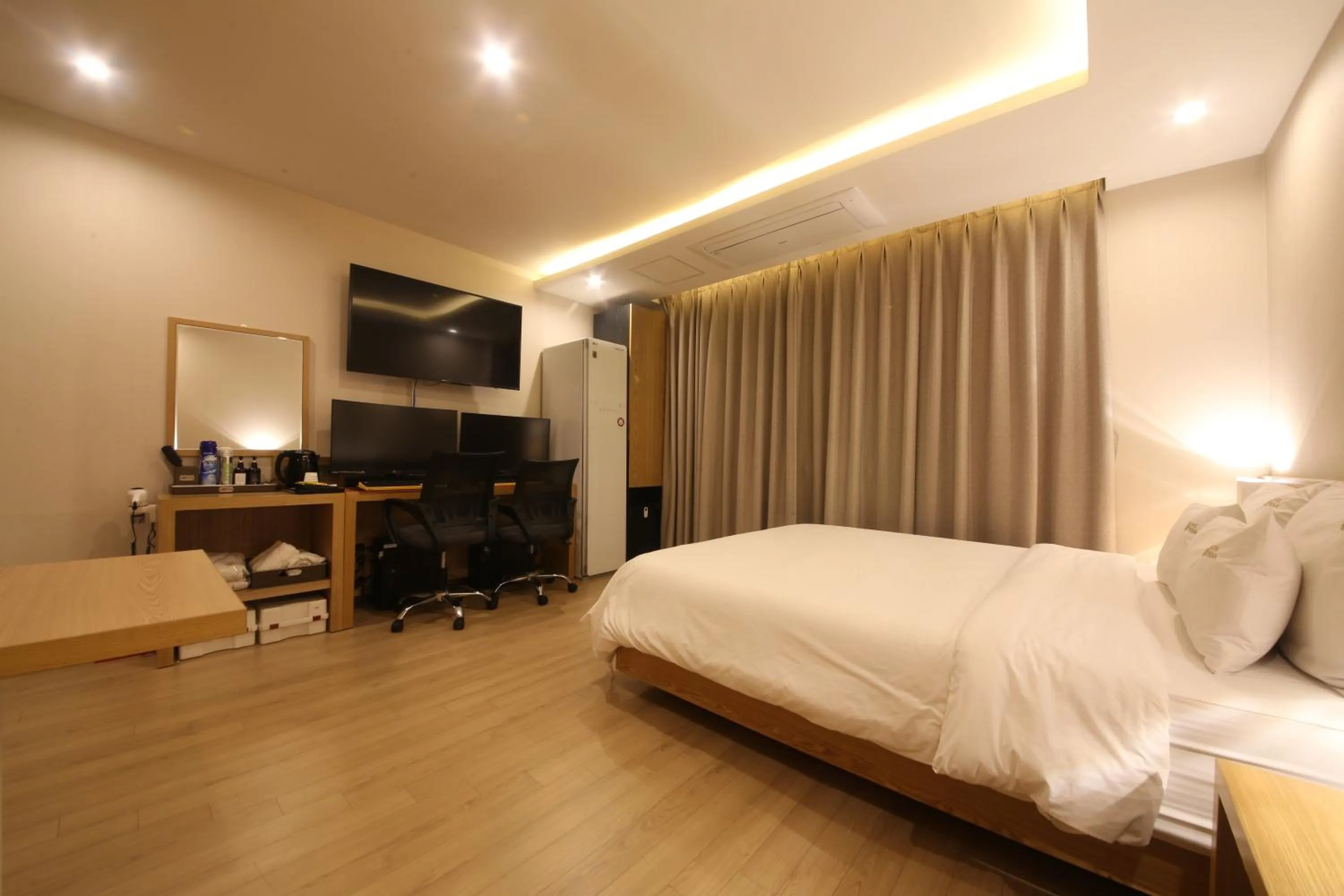 Bed in Hotel Prima Busan