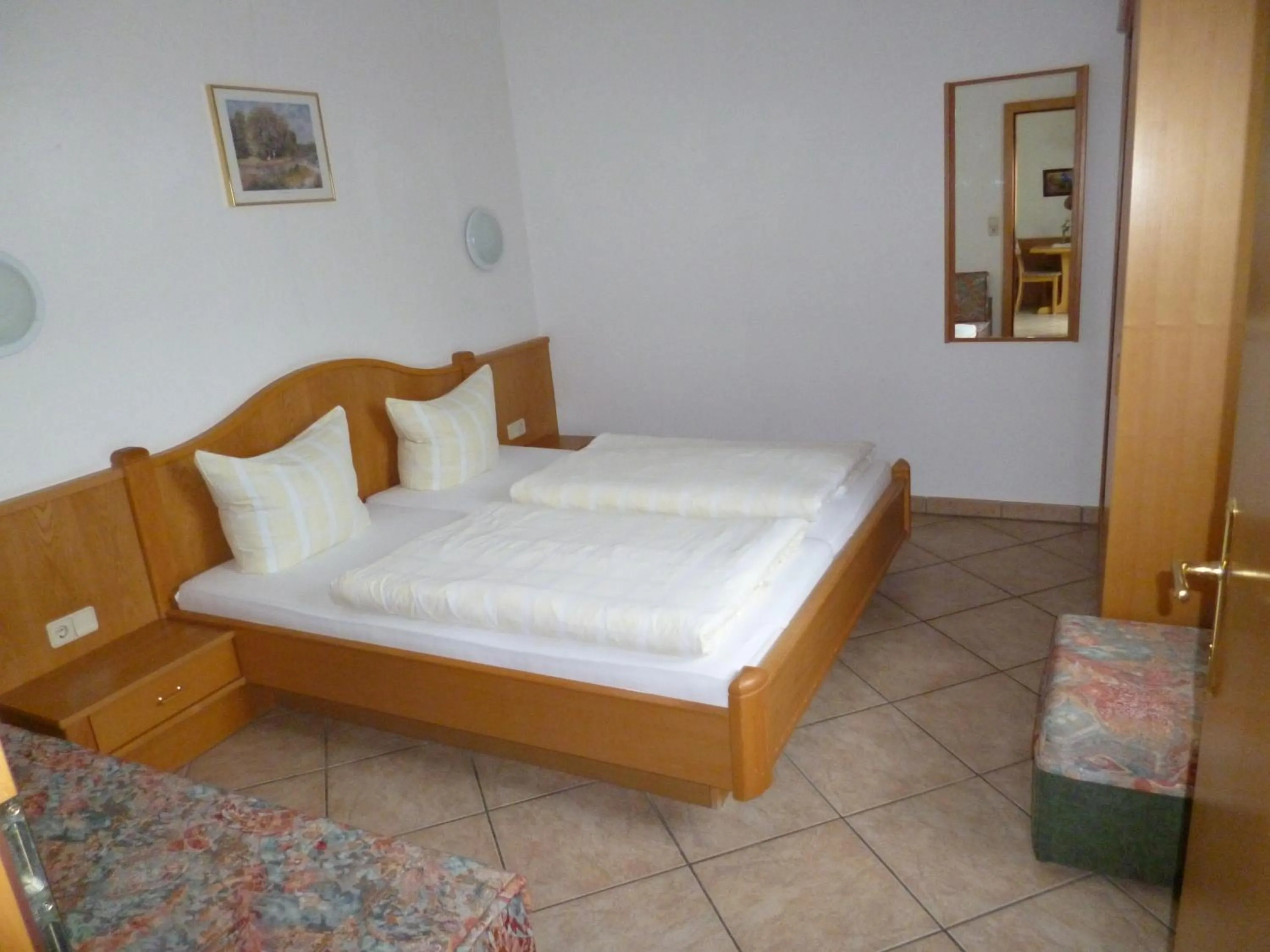 Bedroom, Bed in Landhaus Birgit
