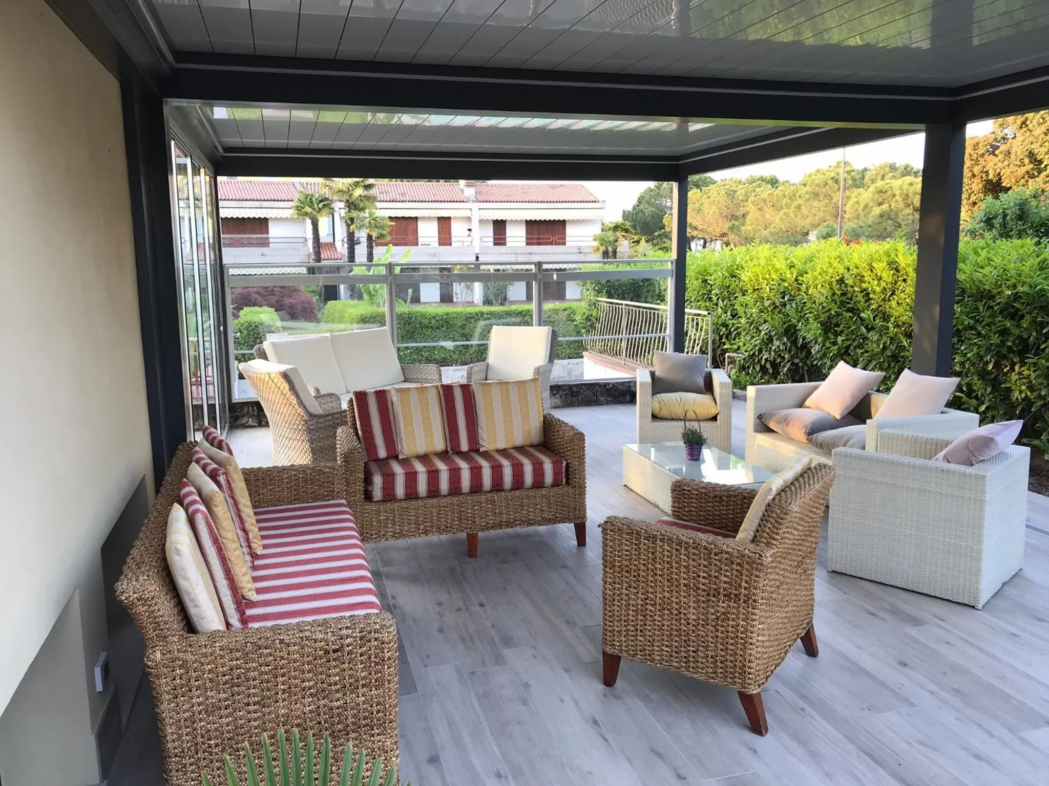 Garden in Hotel Villa Rosa