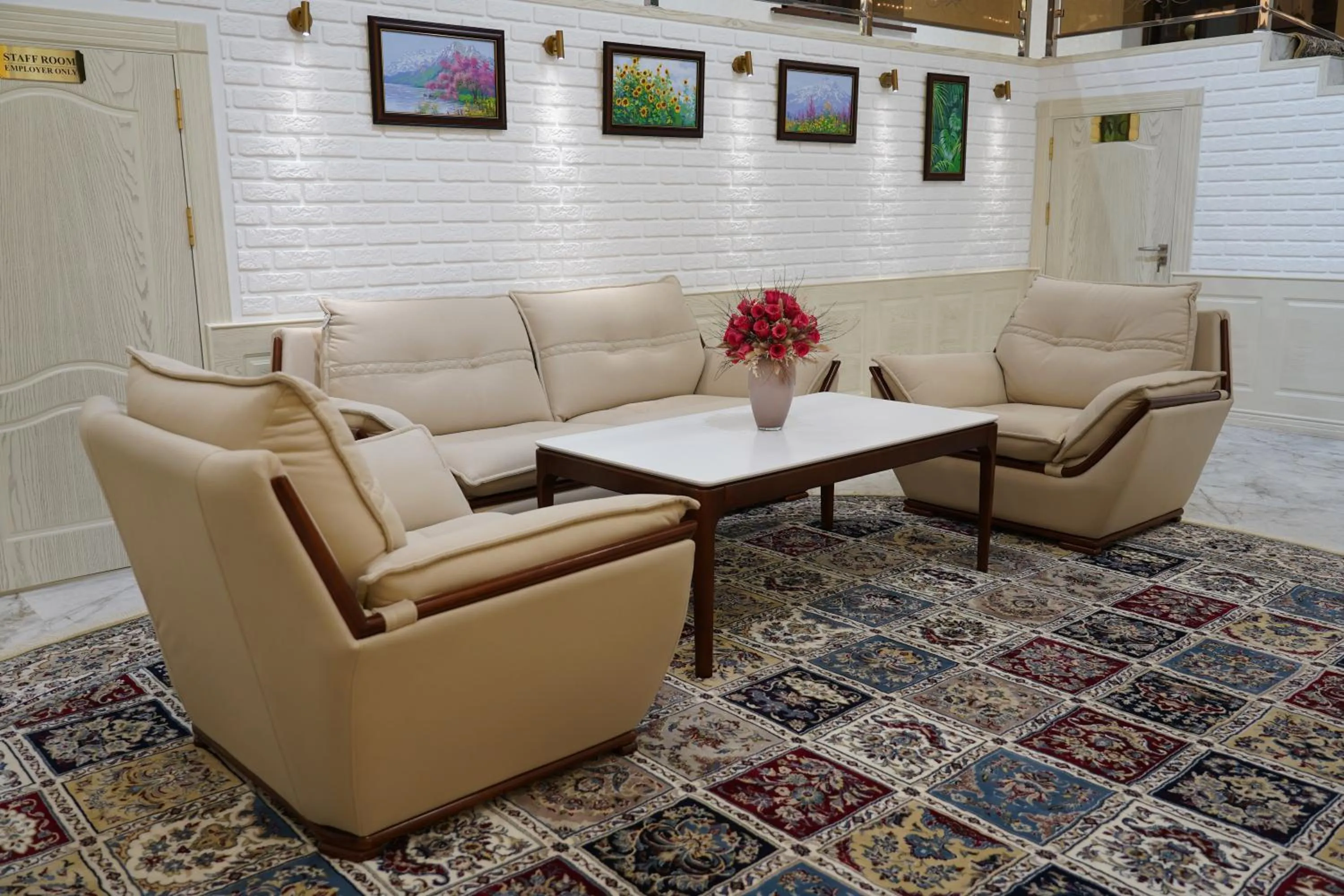 Living room in Shaxzoda Elite Hotel