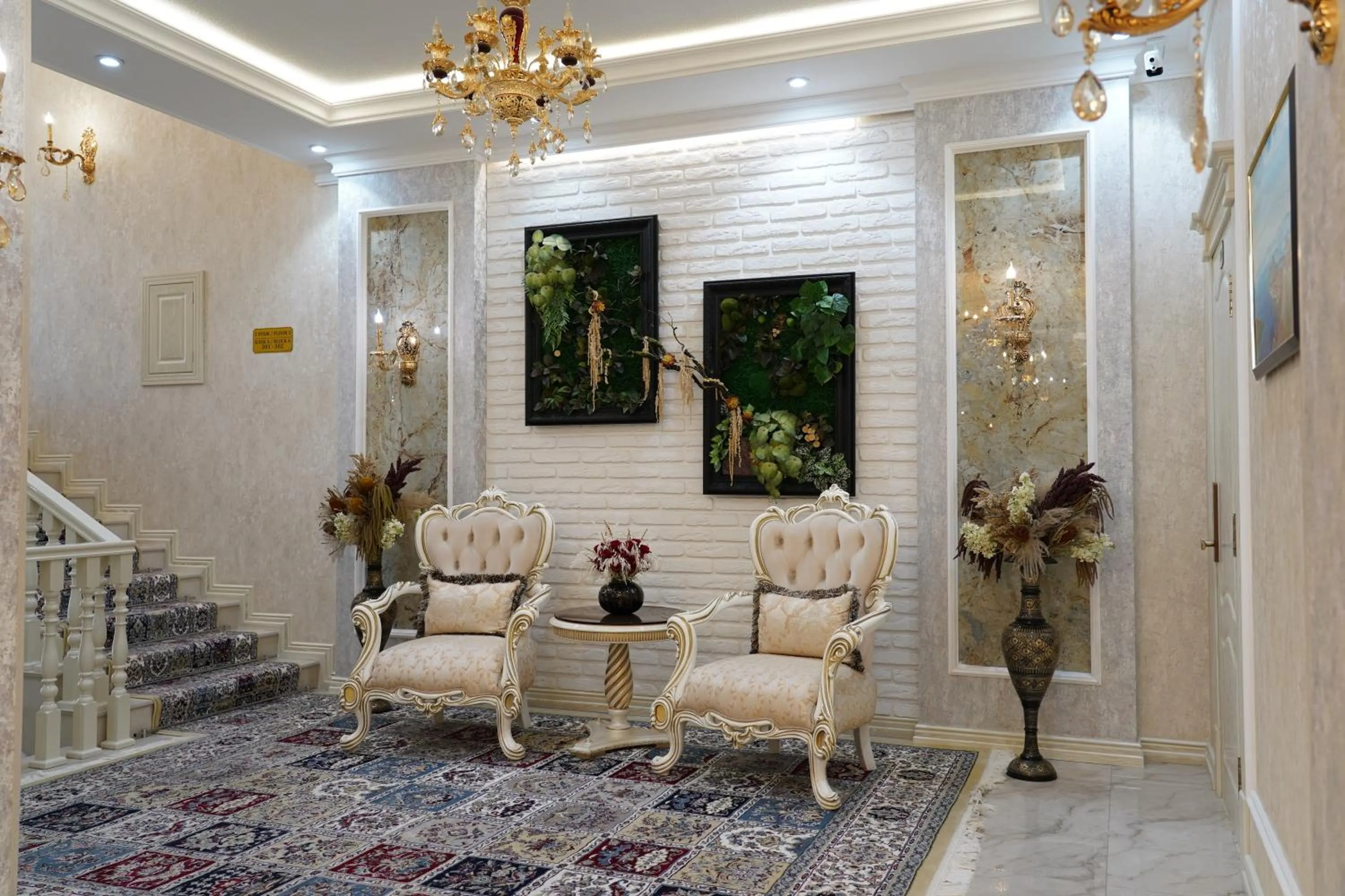 Living room in Shaxzoda Elite Hotel