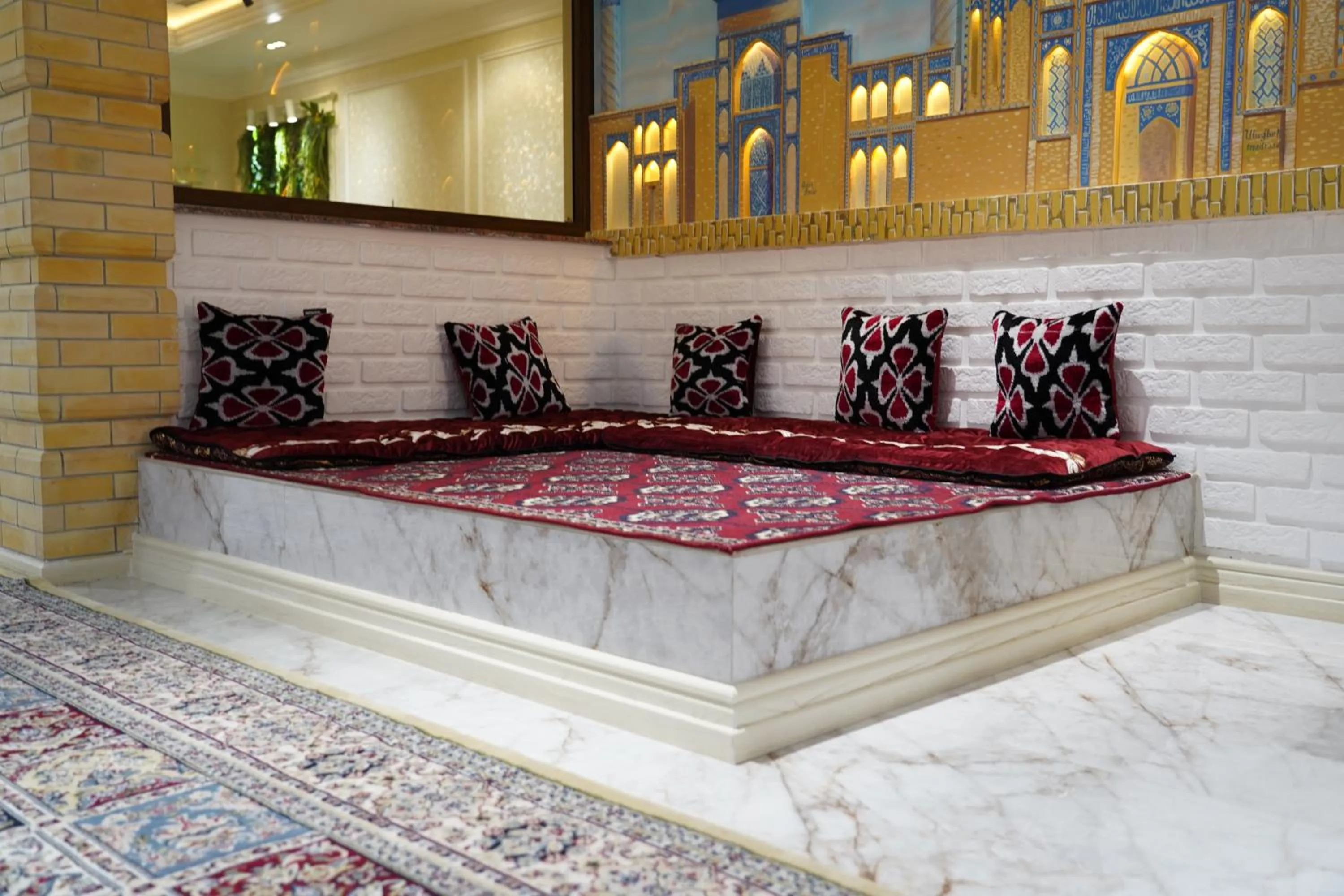 Living room in Shaxzoda Elite Hotel