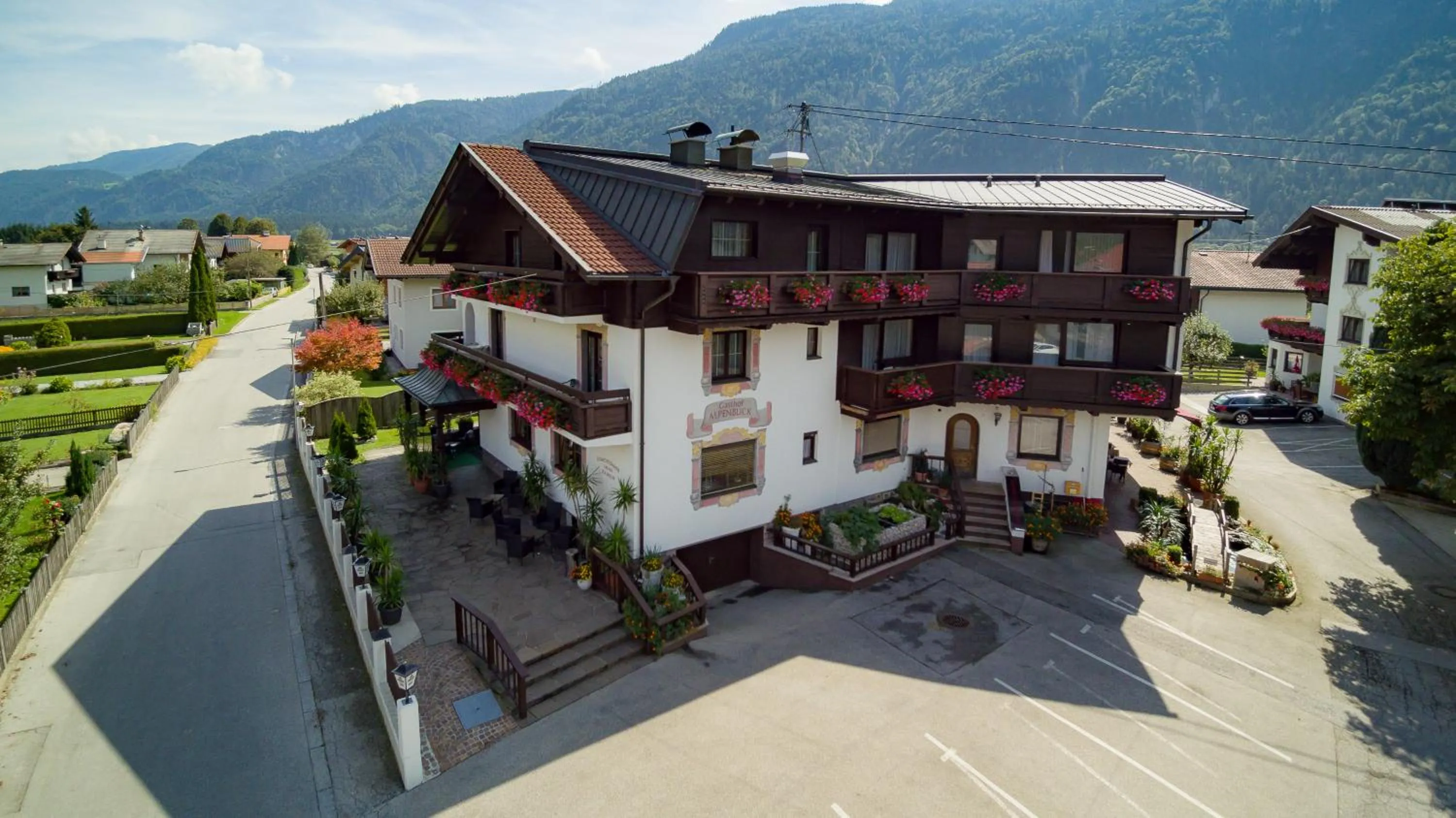 Bird's eye view in Gasthof Pension Alpenblick