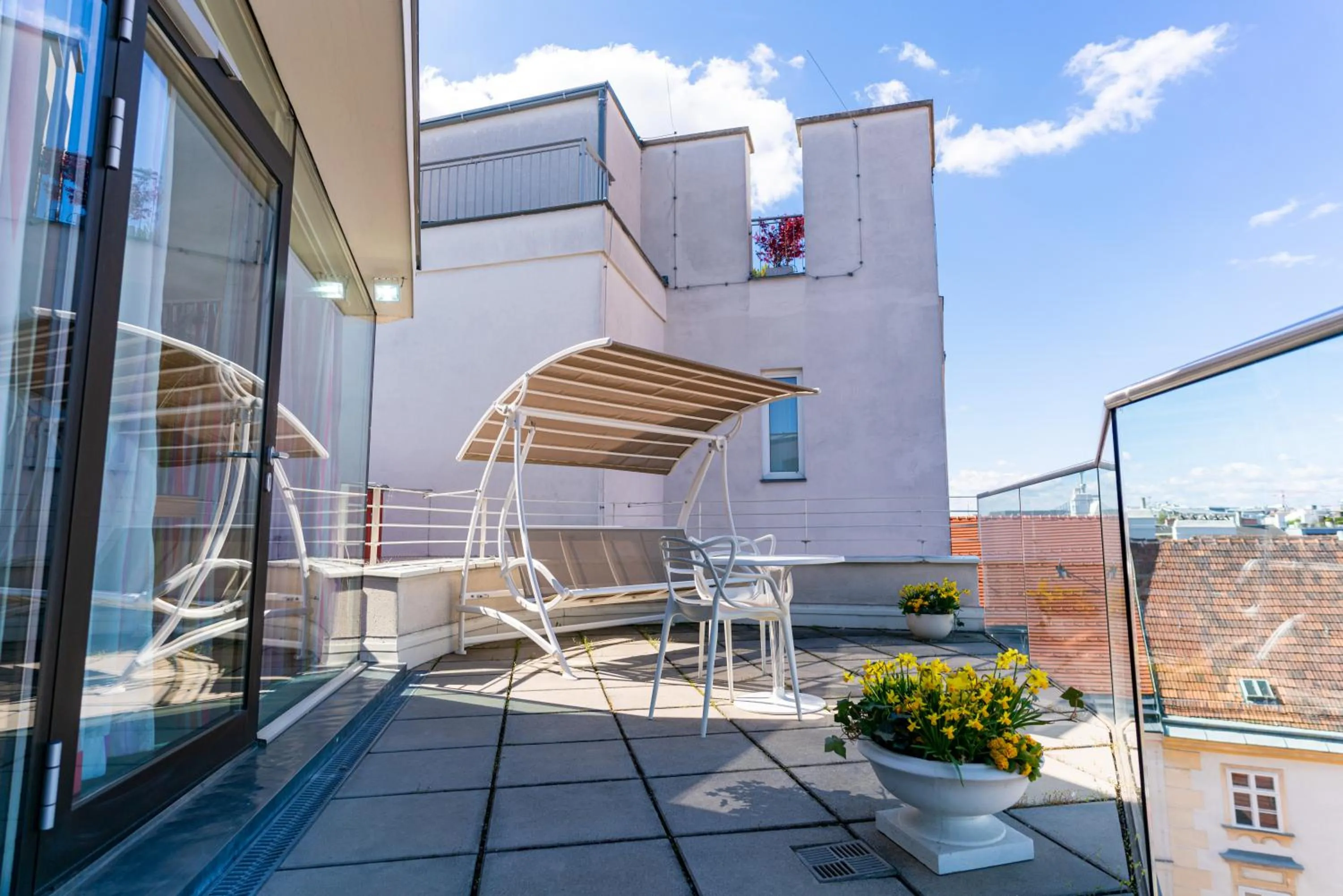 Balcony/Terrace in Hotel König von Ungarn
