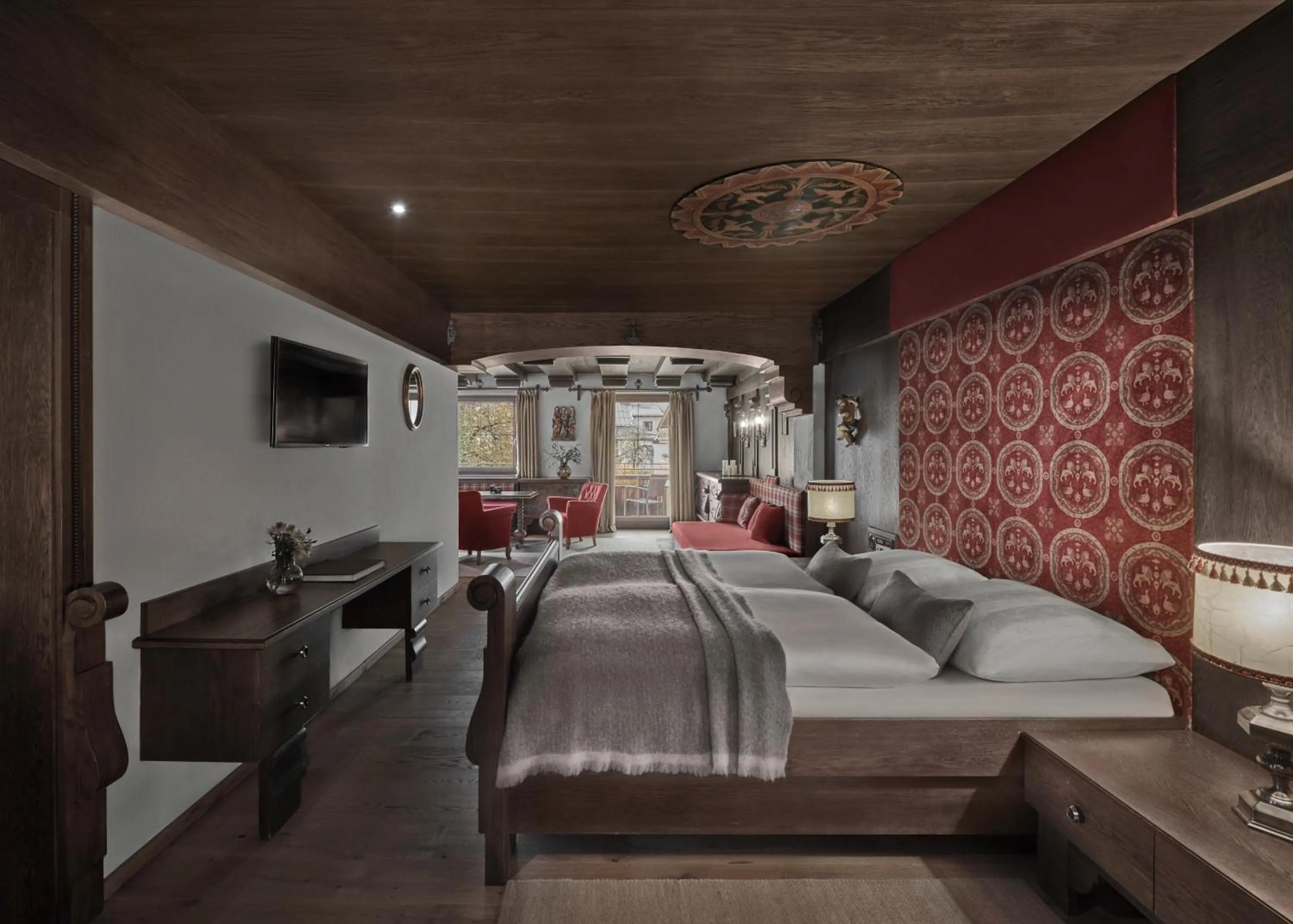 Bed in Hotel Goldener Greif