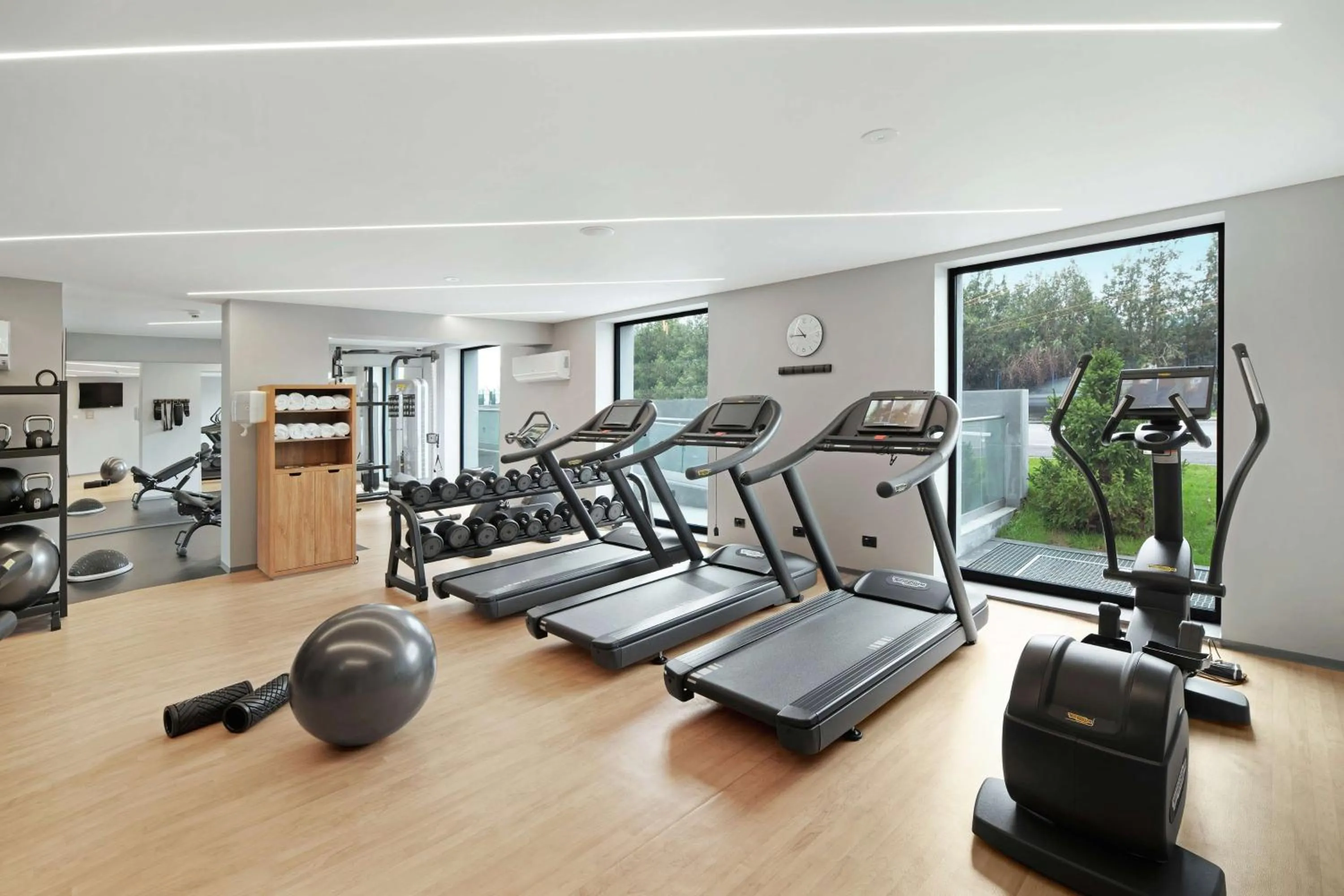 Fitness centre/facilities in Hilton Garden Inn Bucharest Airport