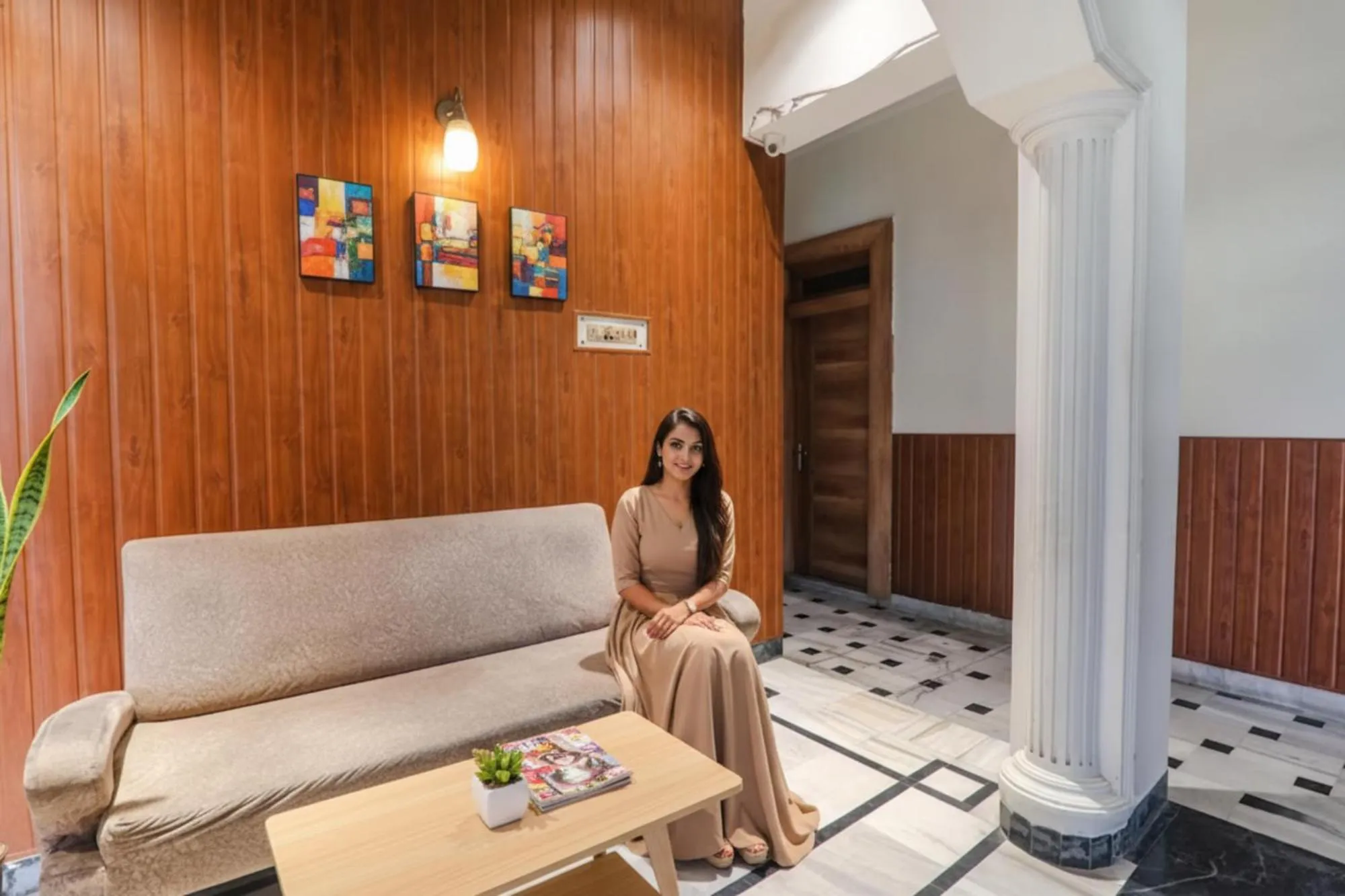 Living room in FabHotel Bless Inn