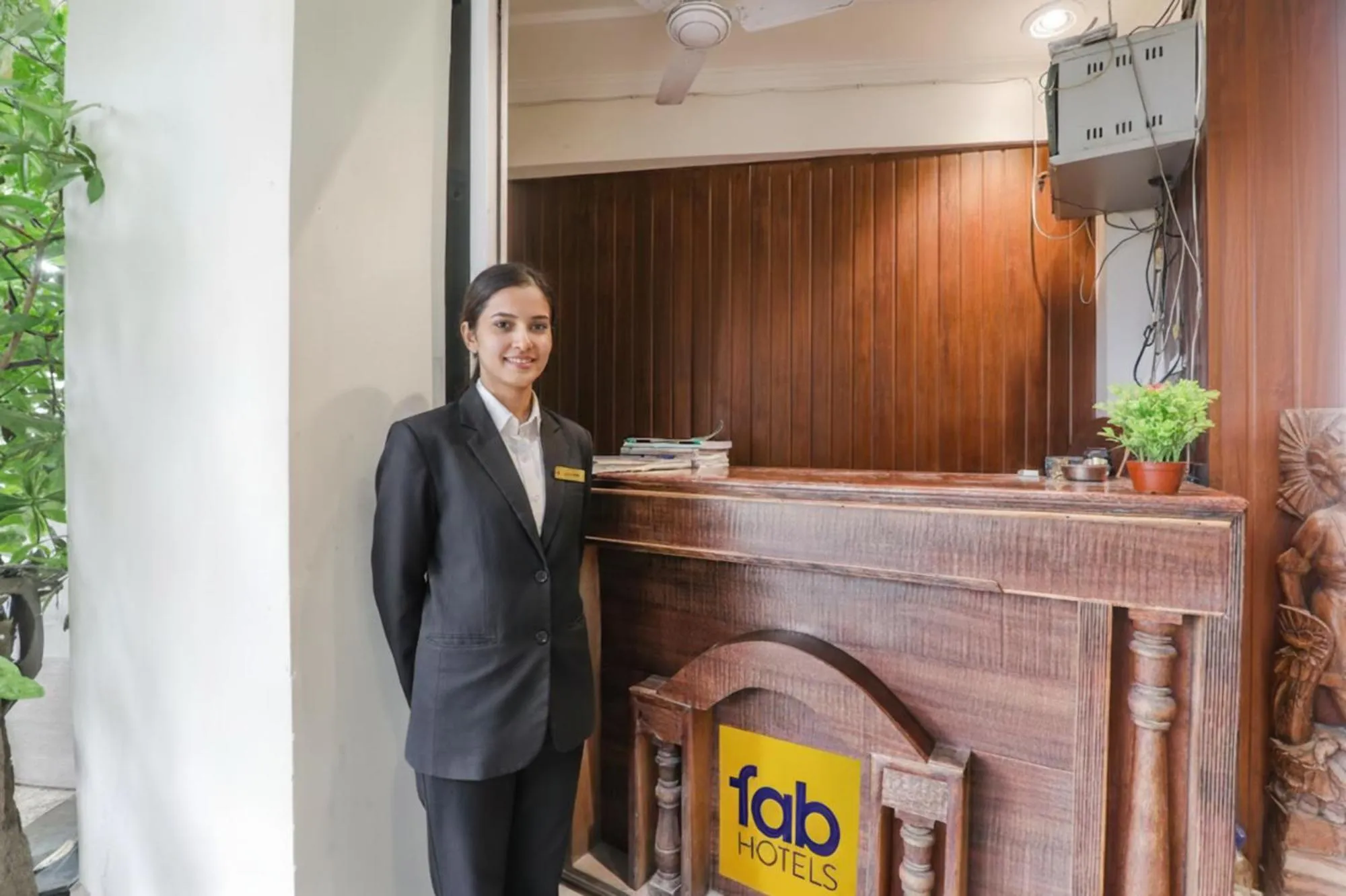 Lobby or reception in FabHotel Bless Inn