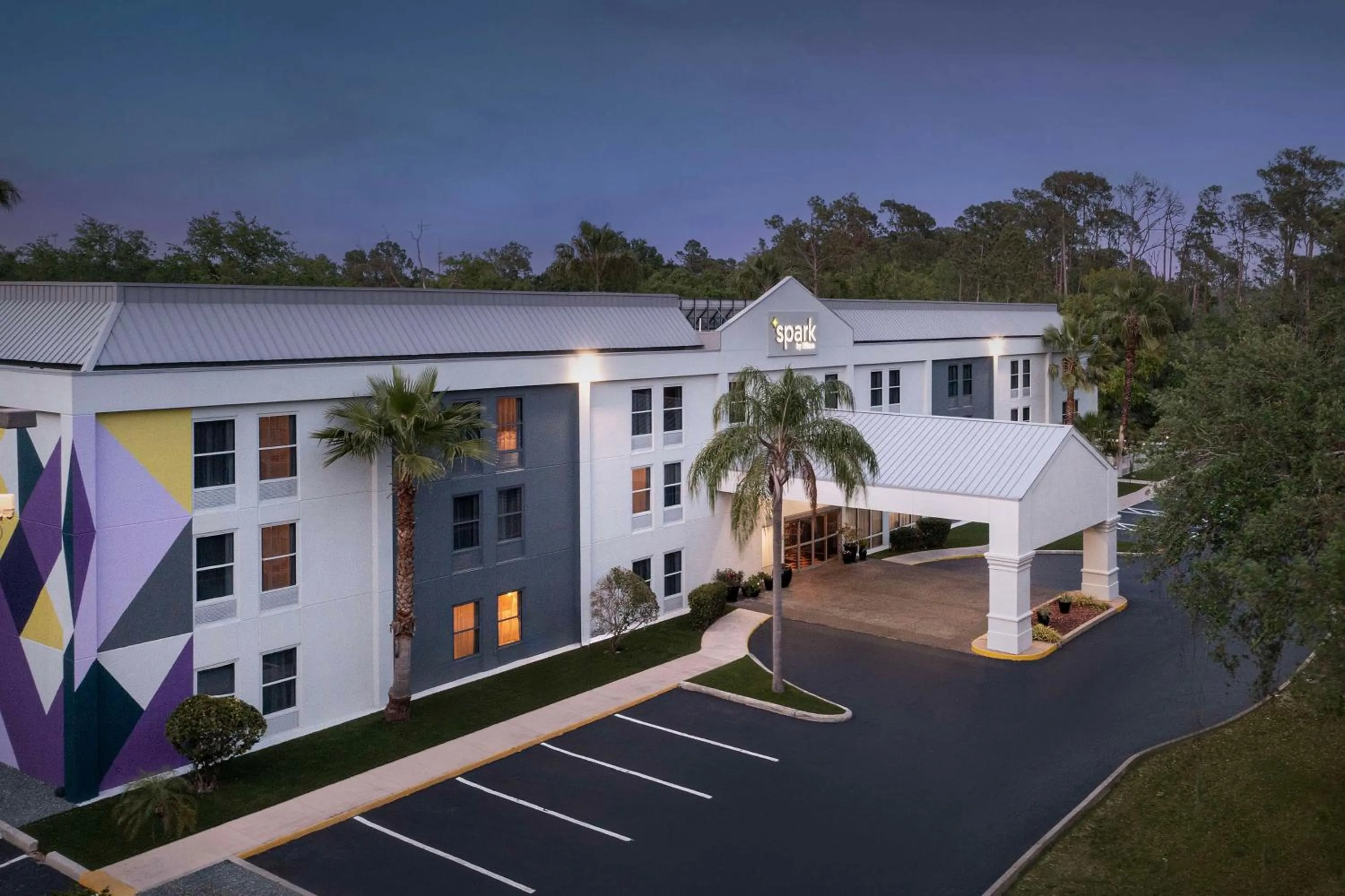 Property building in Spark by Hilton Tampa Brandon