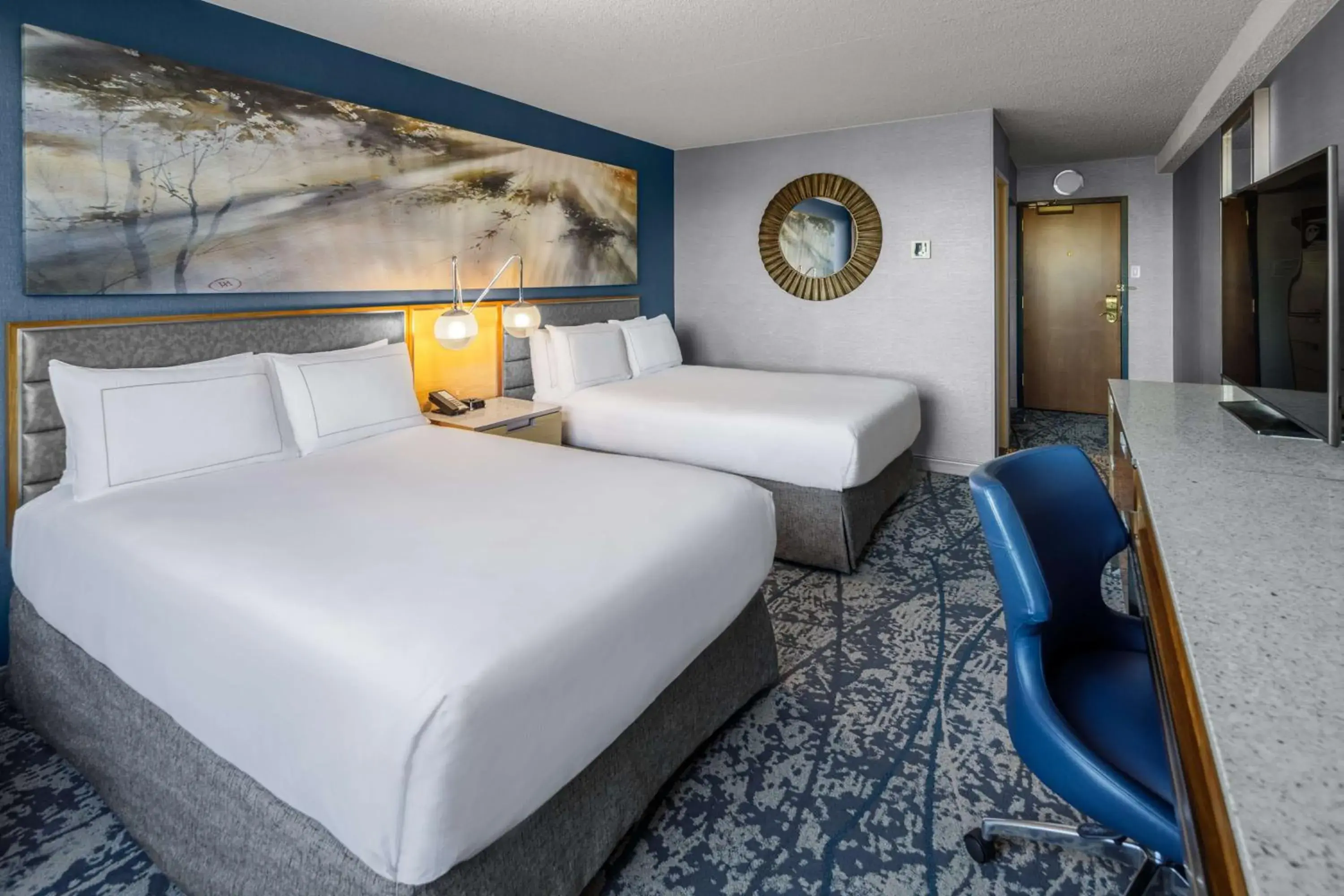 Double Room with Two Double Beds and Balcony - Hearing Access in DoubleTree by Hilton Hotel Denver Double Room with Two Double Beds and Balcony - Hearing Access in DoubleTree by Hilton Hotel Denver