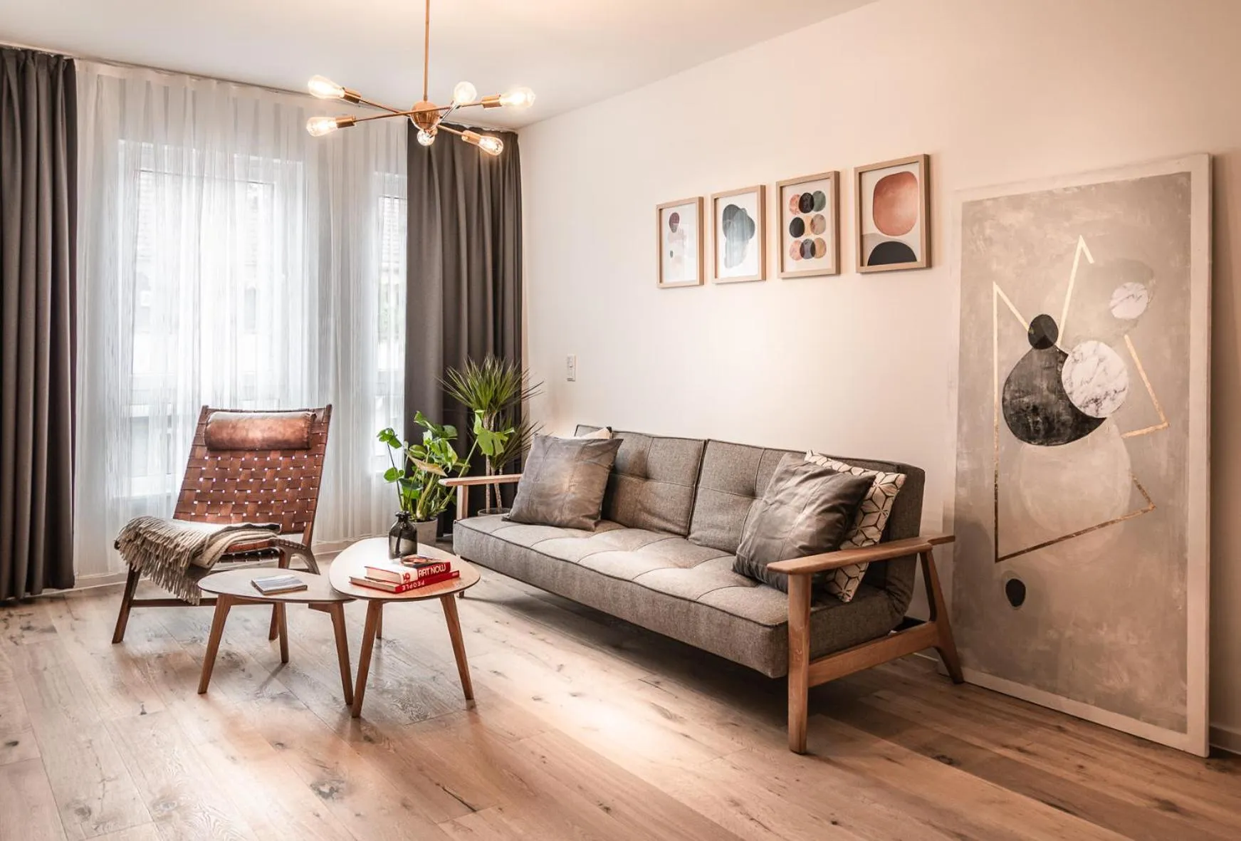 Living room in Sleep Inn Düsseldorf Suites