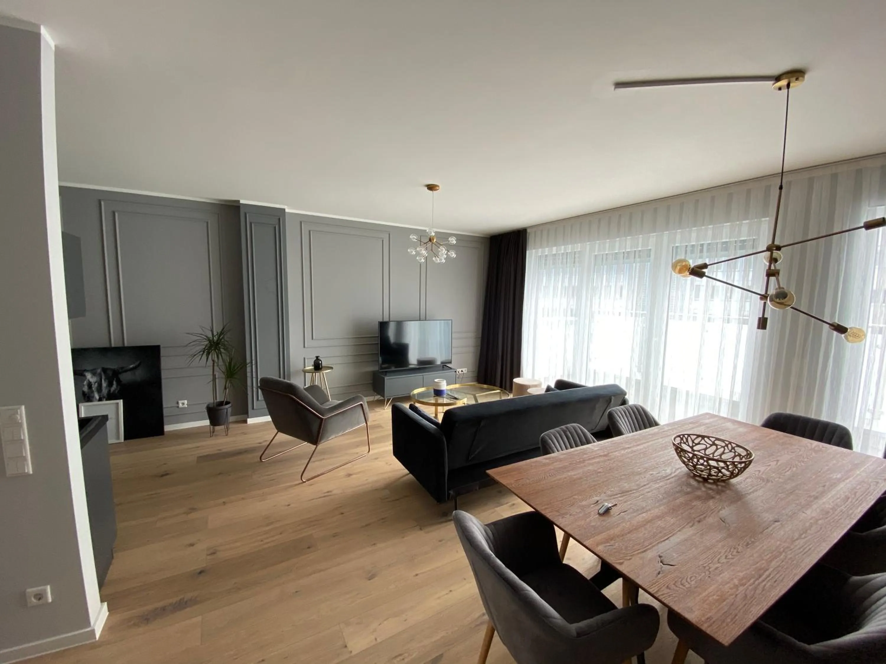 Living room in Sleep Inn Düsseldorf Suites