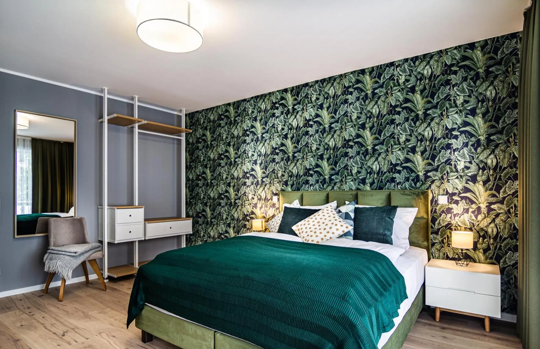 Bed in Sleep Inn Düsseldorf Suites