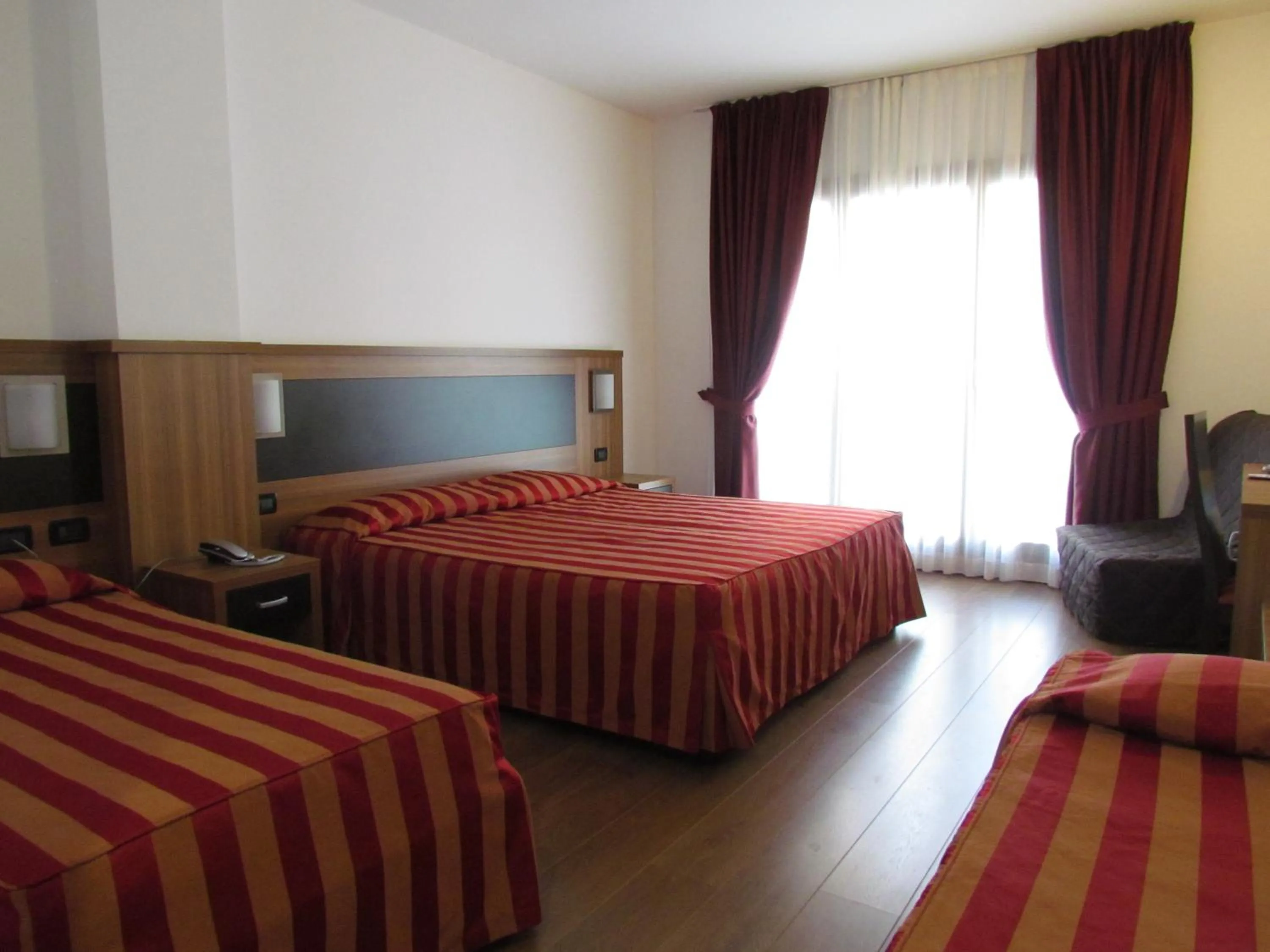 Bed in Hotel Leon Bianco