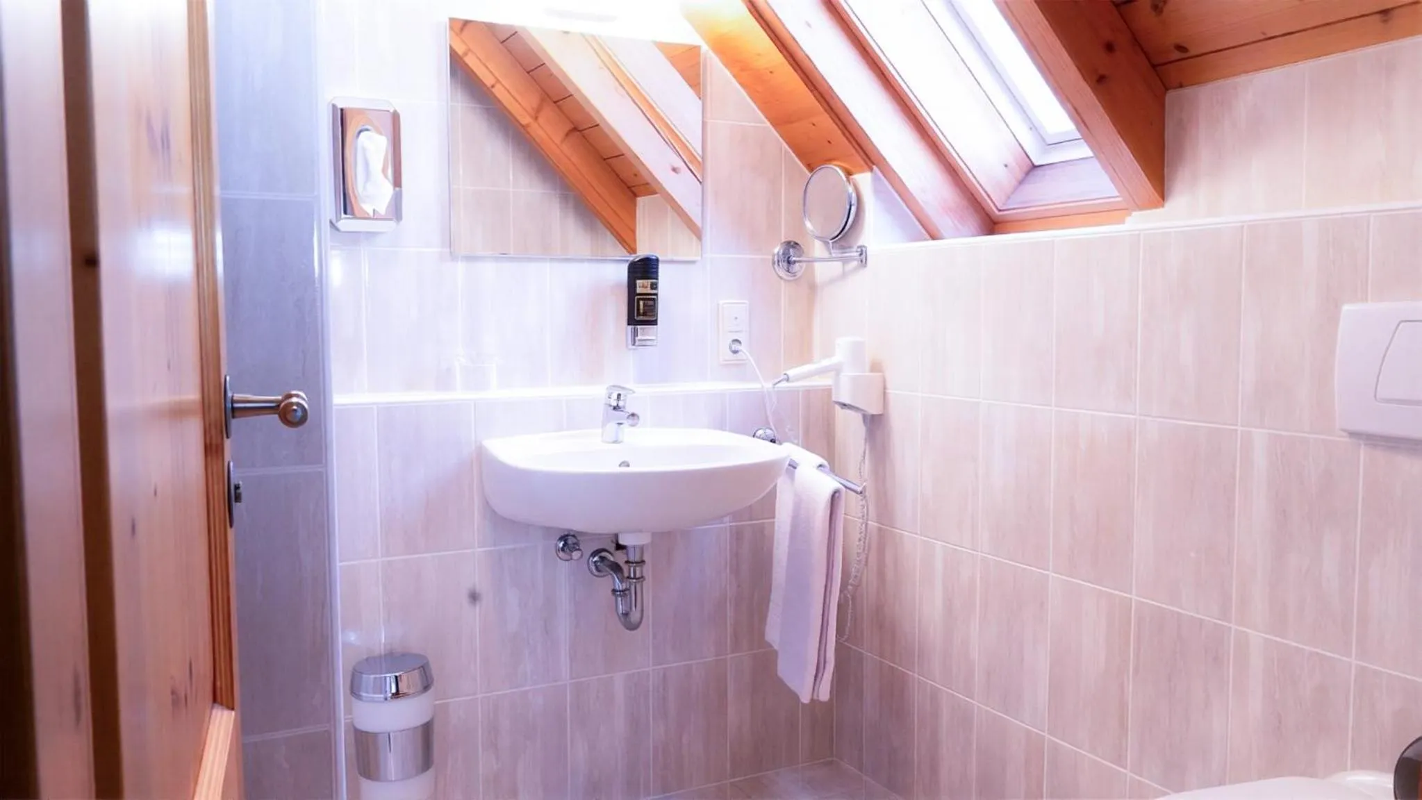 Shower in Hotel Spinnerhof