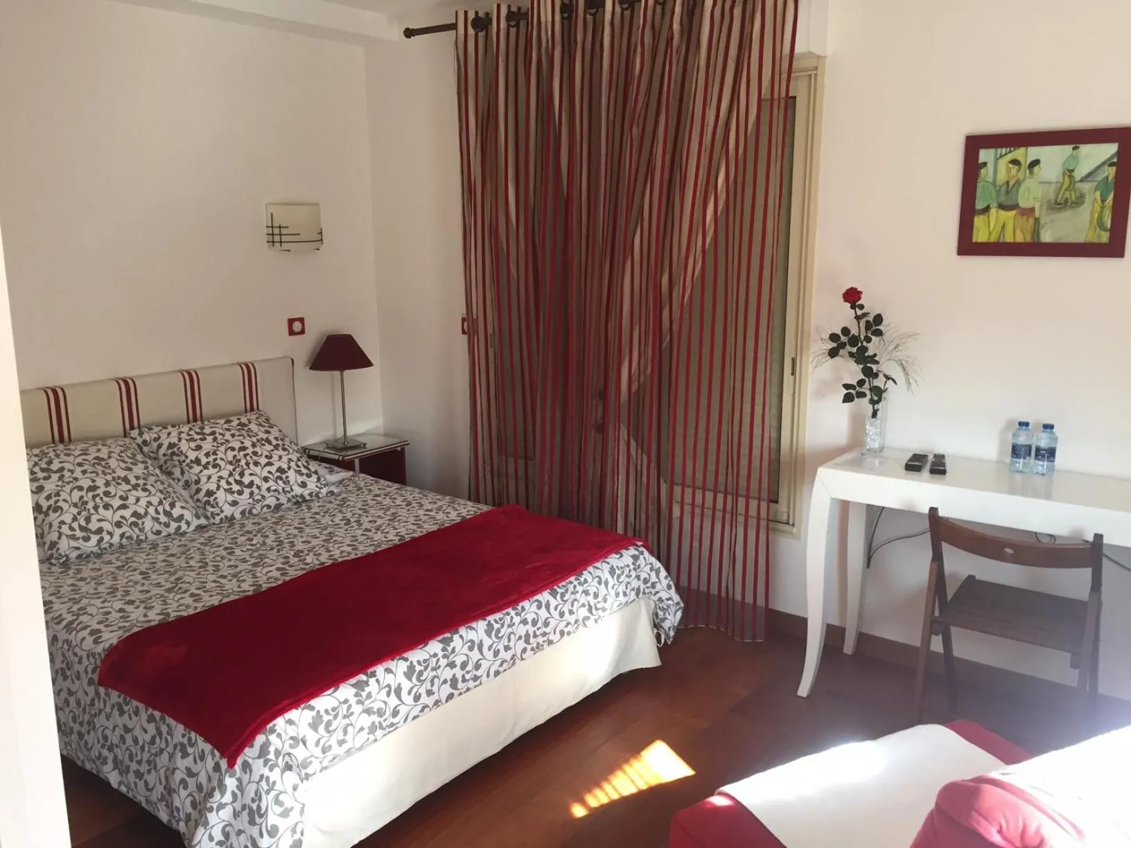 Bedroom, Bed in La Raimbaudière