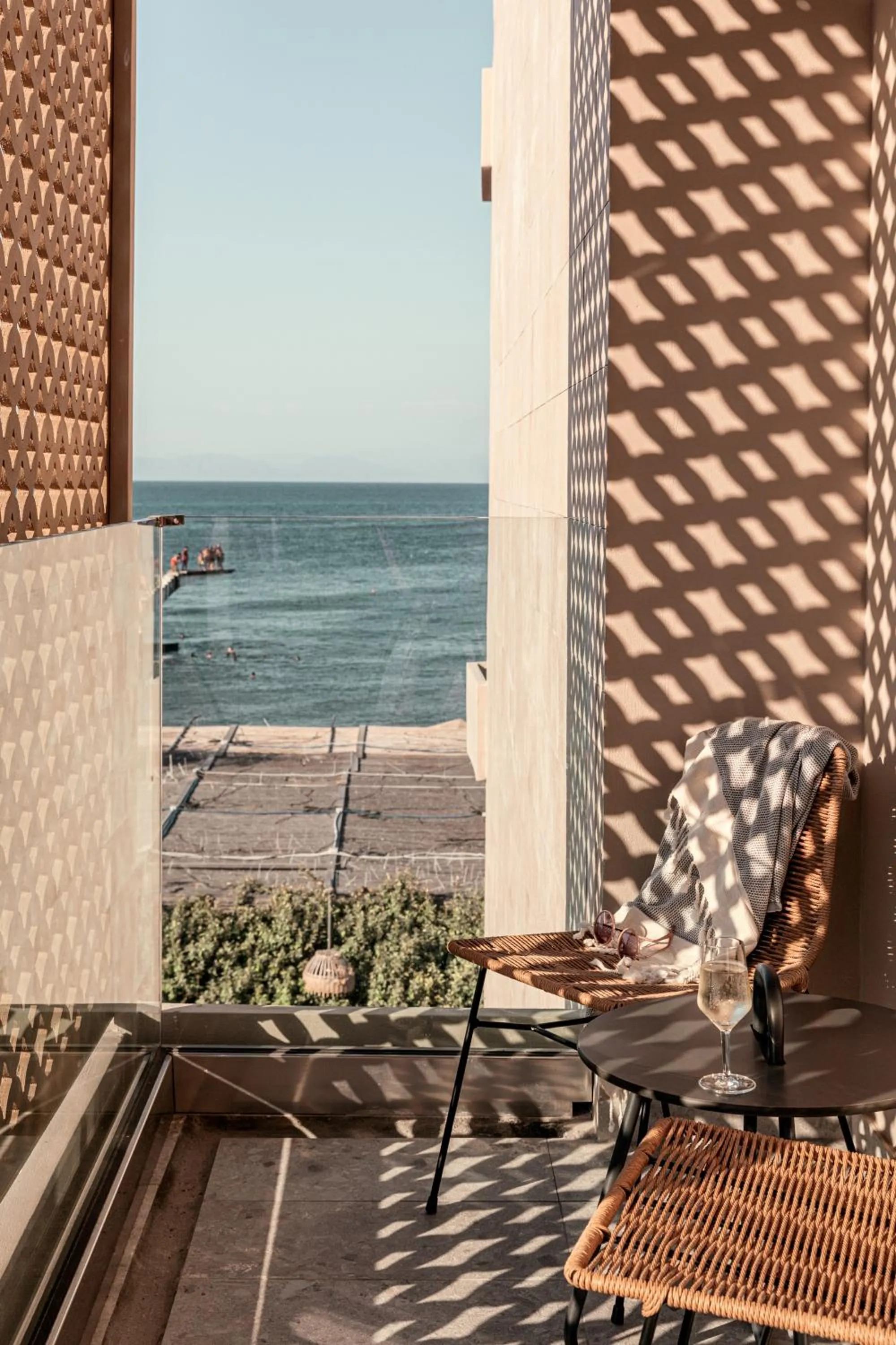 Balcony/Terrace in More Meni City Beach Rhodes