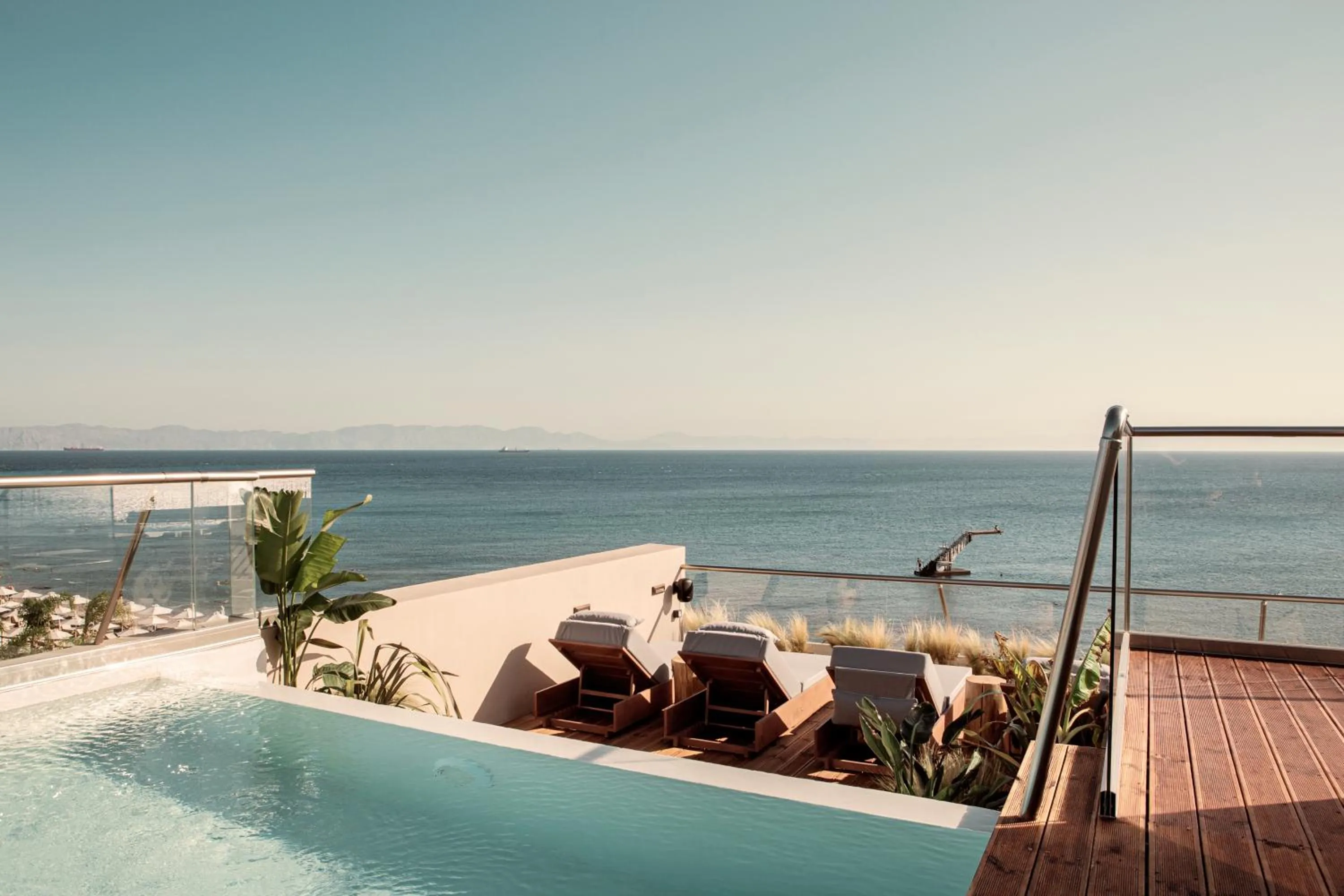 Sea view in More Meni City Beach Rhodes