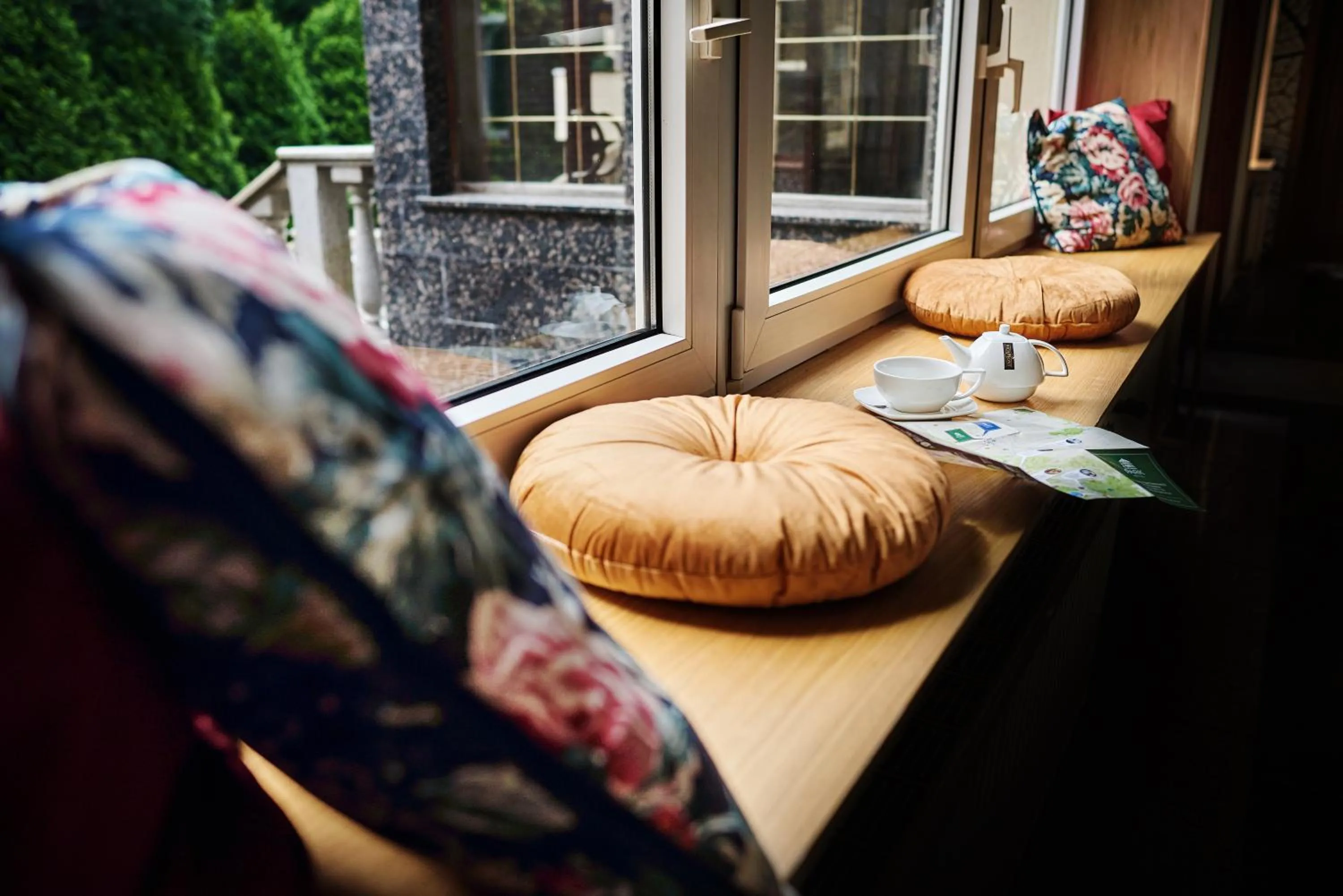 Seating area in Park Hotel