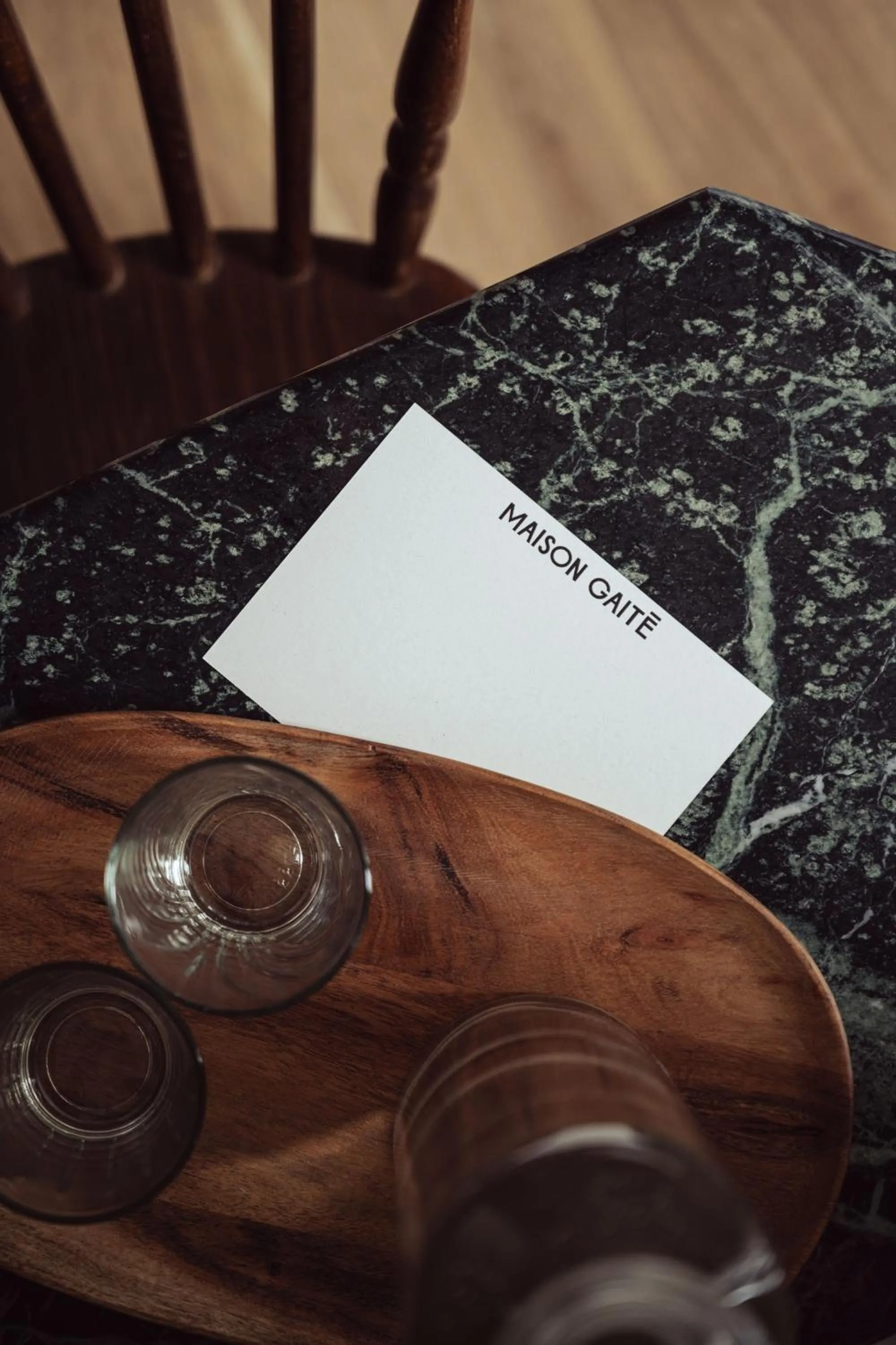 Seating area in Maison Gaîté