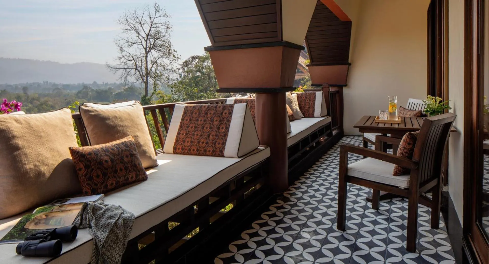 Balcony/Terrace in Anantara Golden Triangle Elephant Camp & Resort