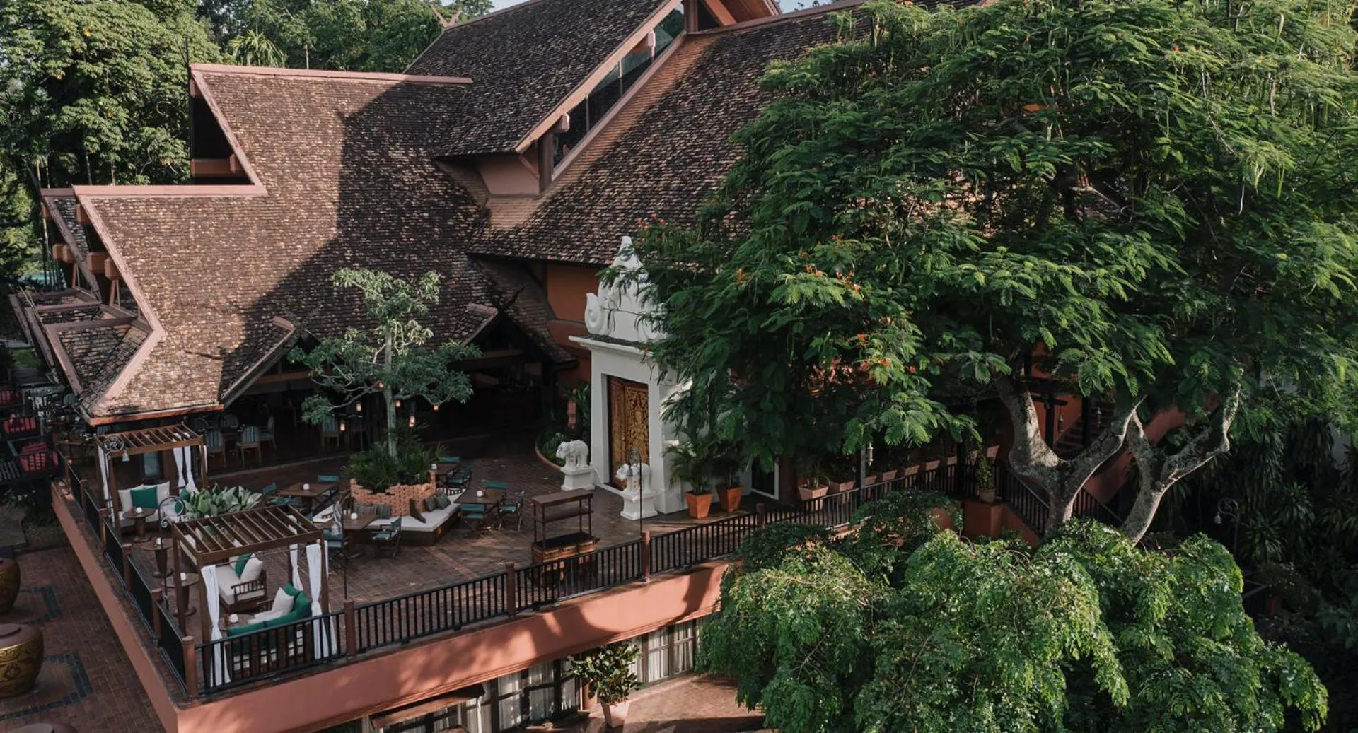 Property building in Anantara Golden Triangle Elephant Camp & Resort