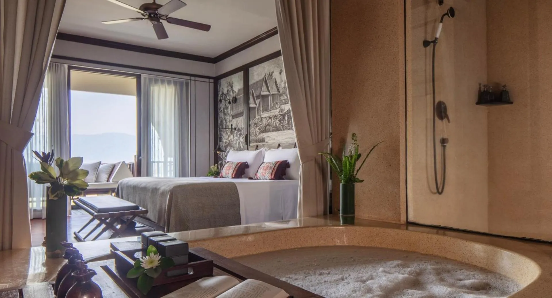 Bathroom in Anantara Golden Triangle Elephant Camp & Resort