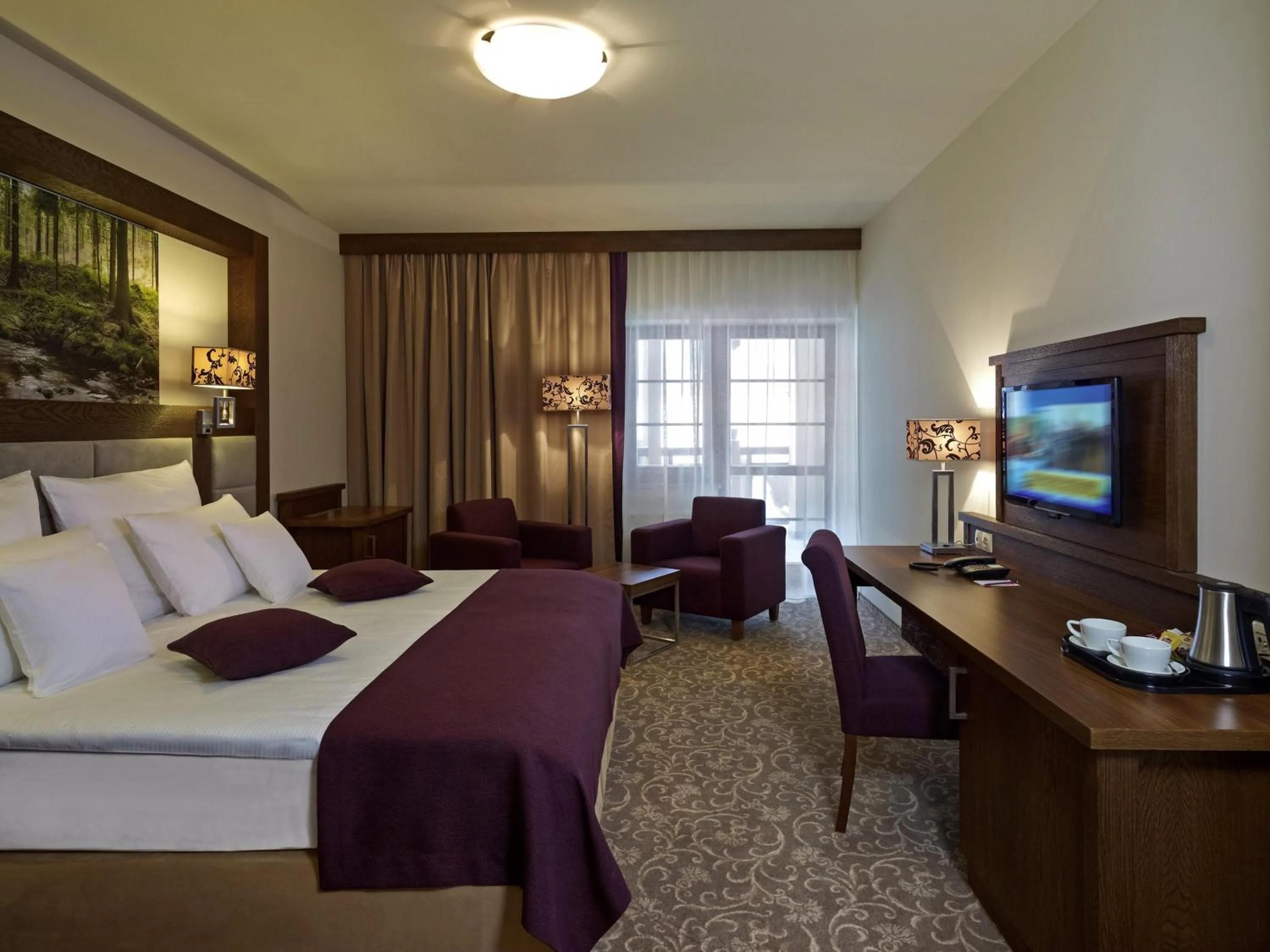 Bedroom, Bed in Hotel Mercure Krynica Zdrój Resort&Spa