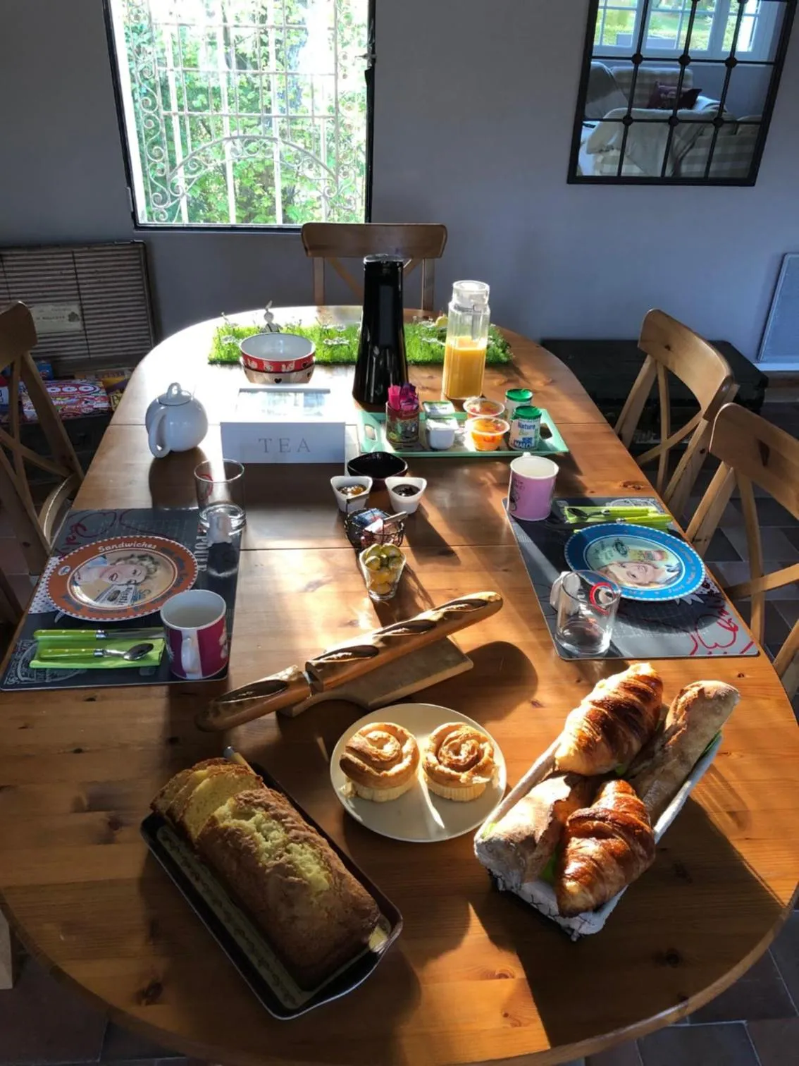 Breakfast in Au Bonheur Dupré B&B