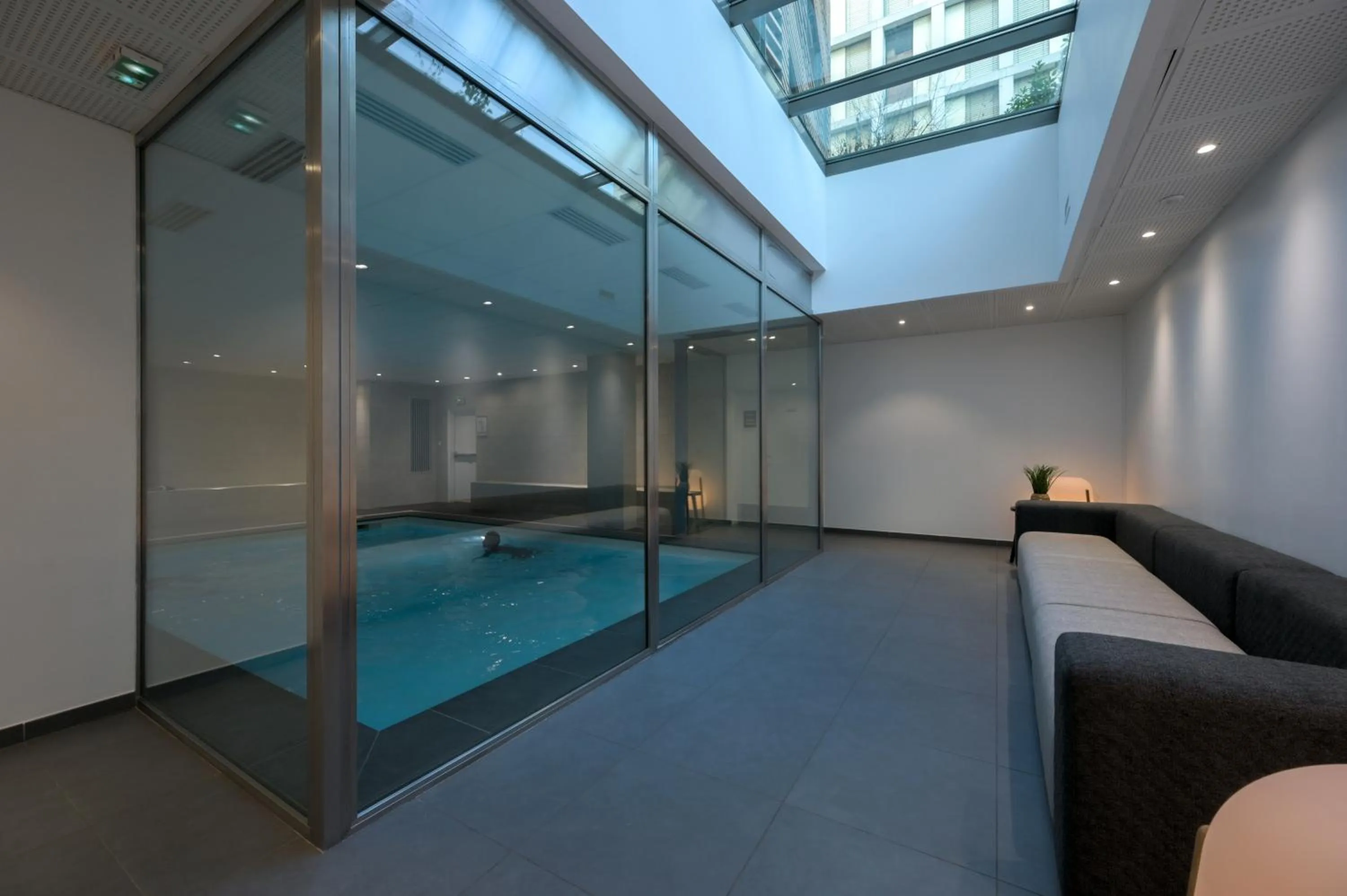 Swimming pool in Nemea Appart Hotel So Cloud Lyon Gare Part-Dieu