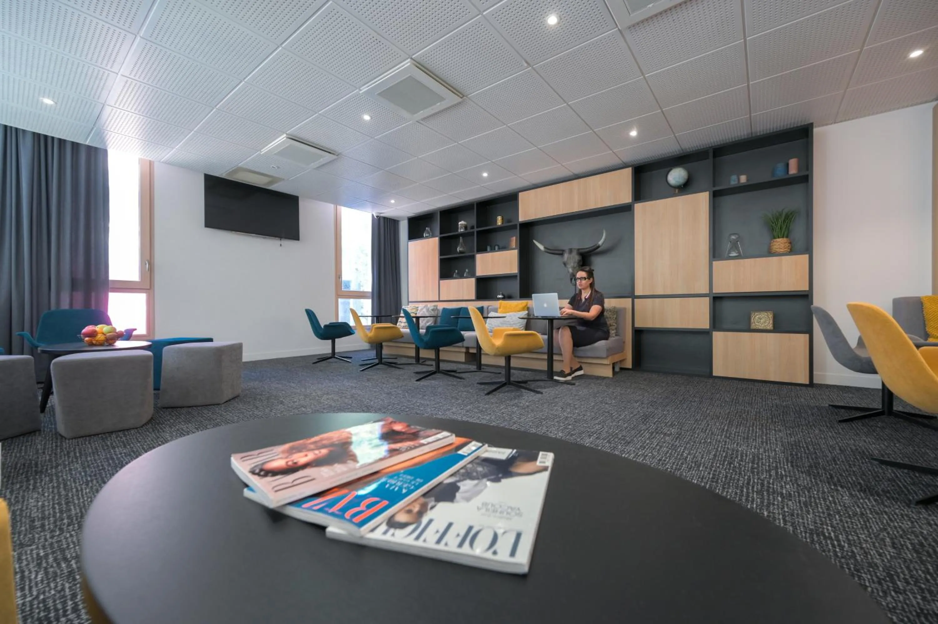 Lobby or reception in Nemea Appart Hotel So Cloud Lyon Gare Part-Dieu