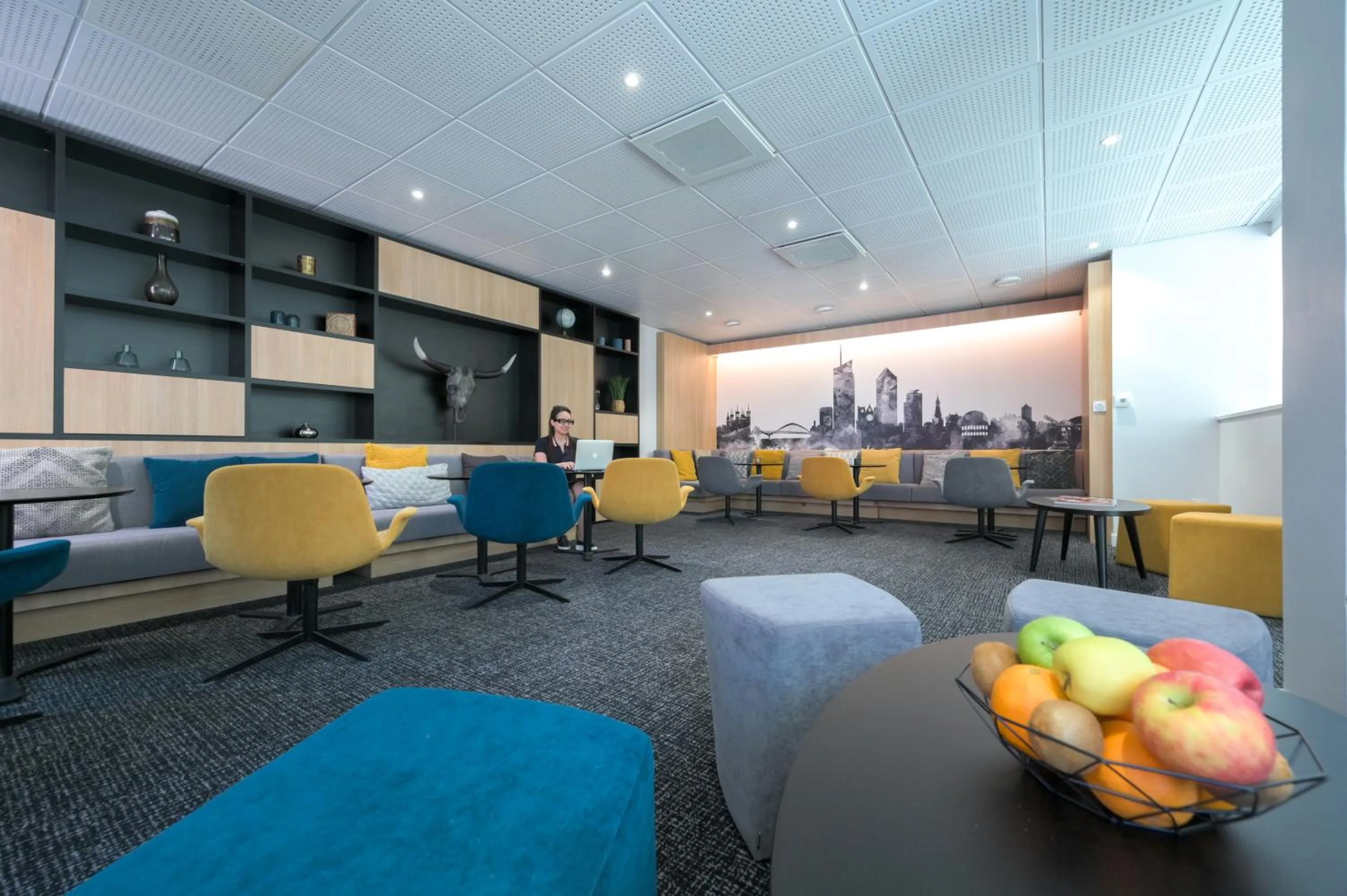 Lobby or reception in Nemea Appart Hotel So Cloud Lyon Gare Part-Dieu